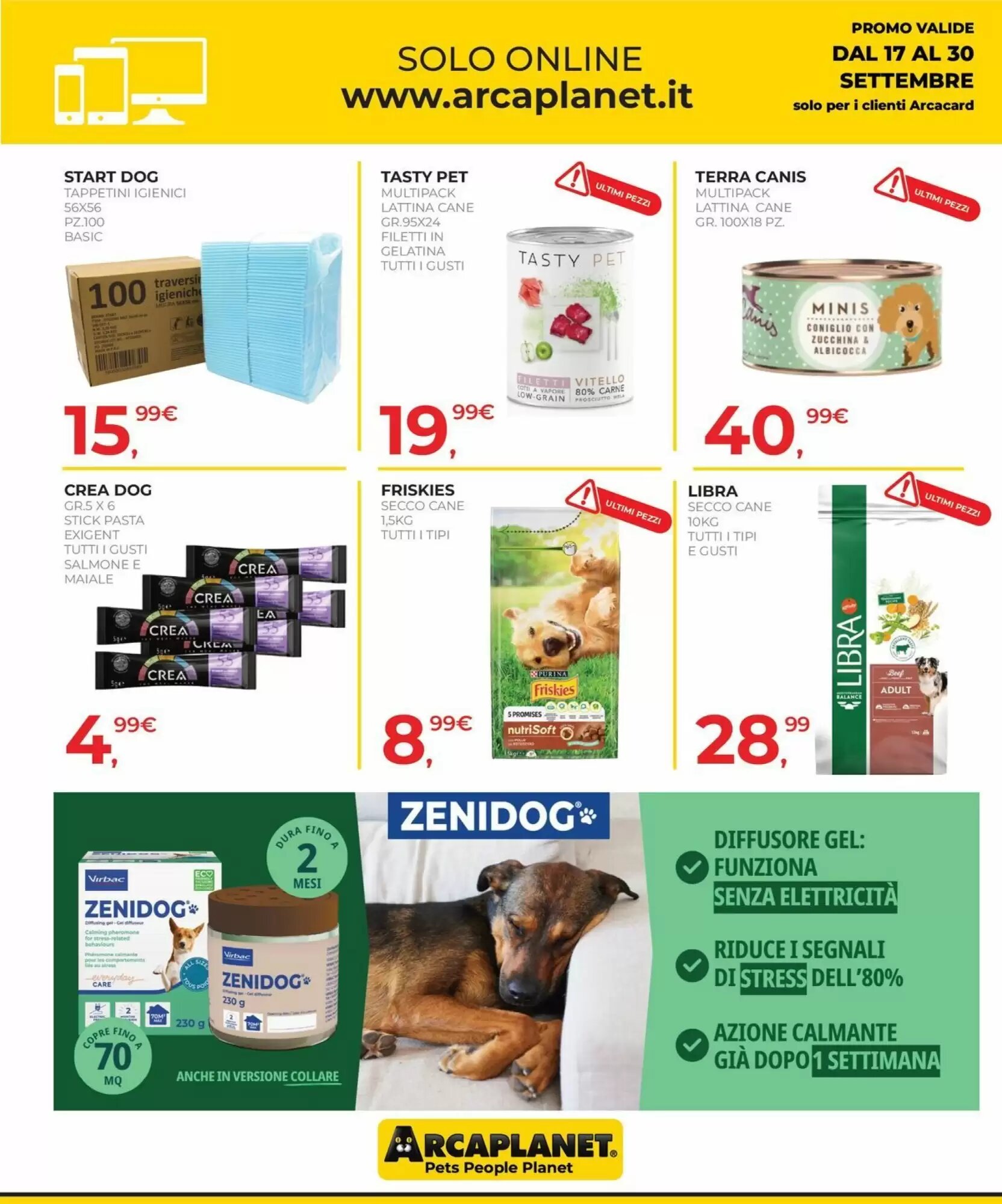 Volantino promozionale Arcaplanet  valide dal 17/09/2026 - Pagina 40.