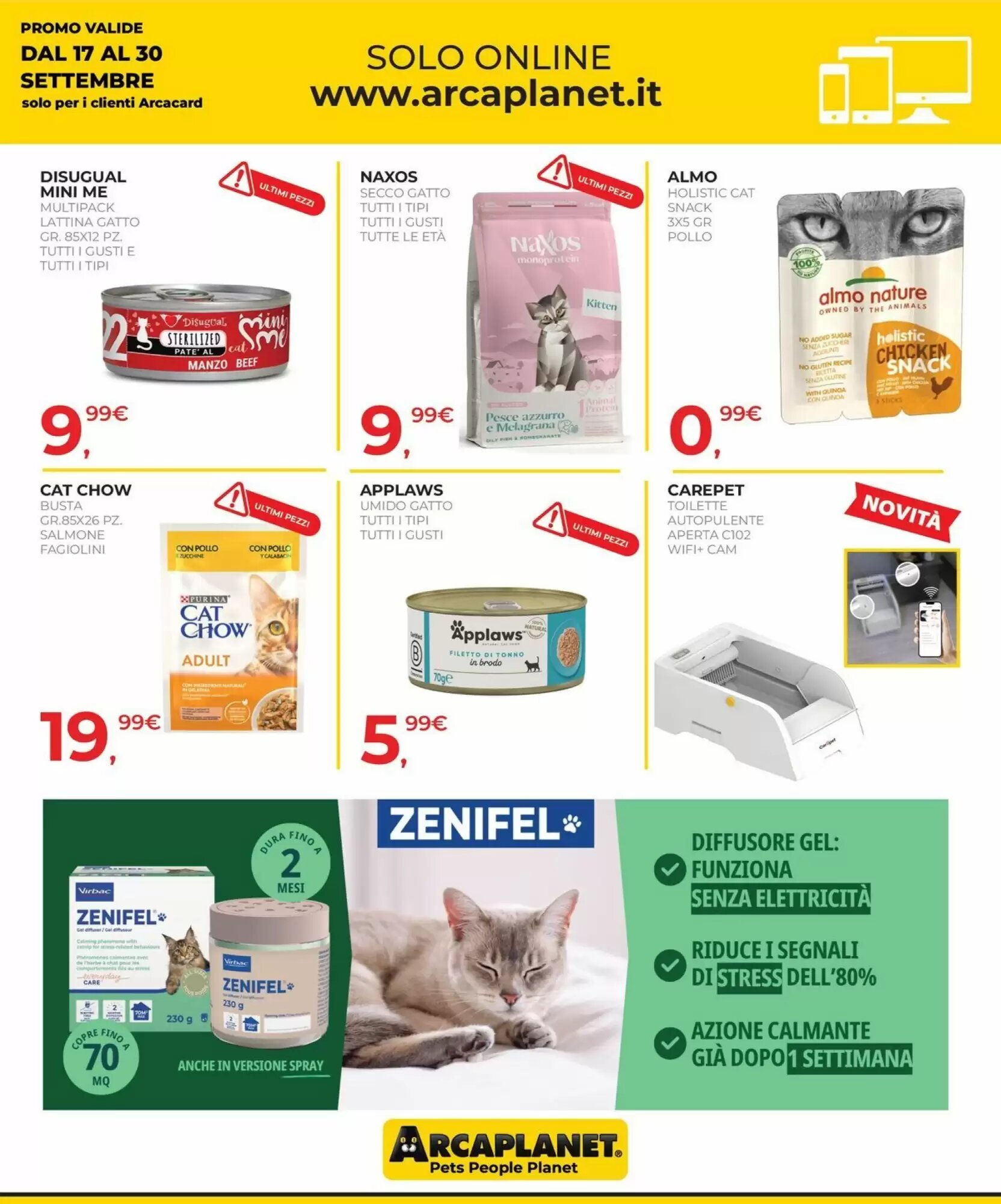 Volantino promozionale Arcaplanet  valide dal 17/09/2026 - Pagina 41.