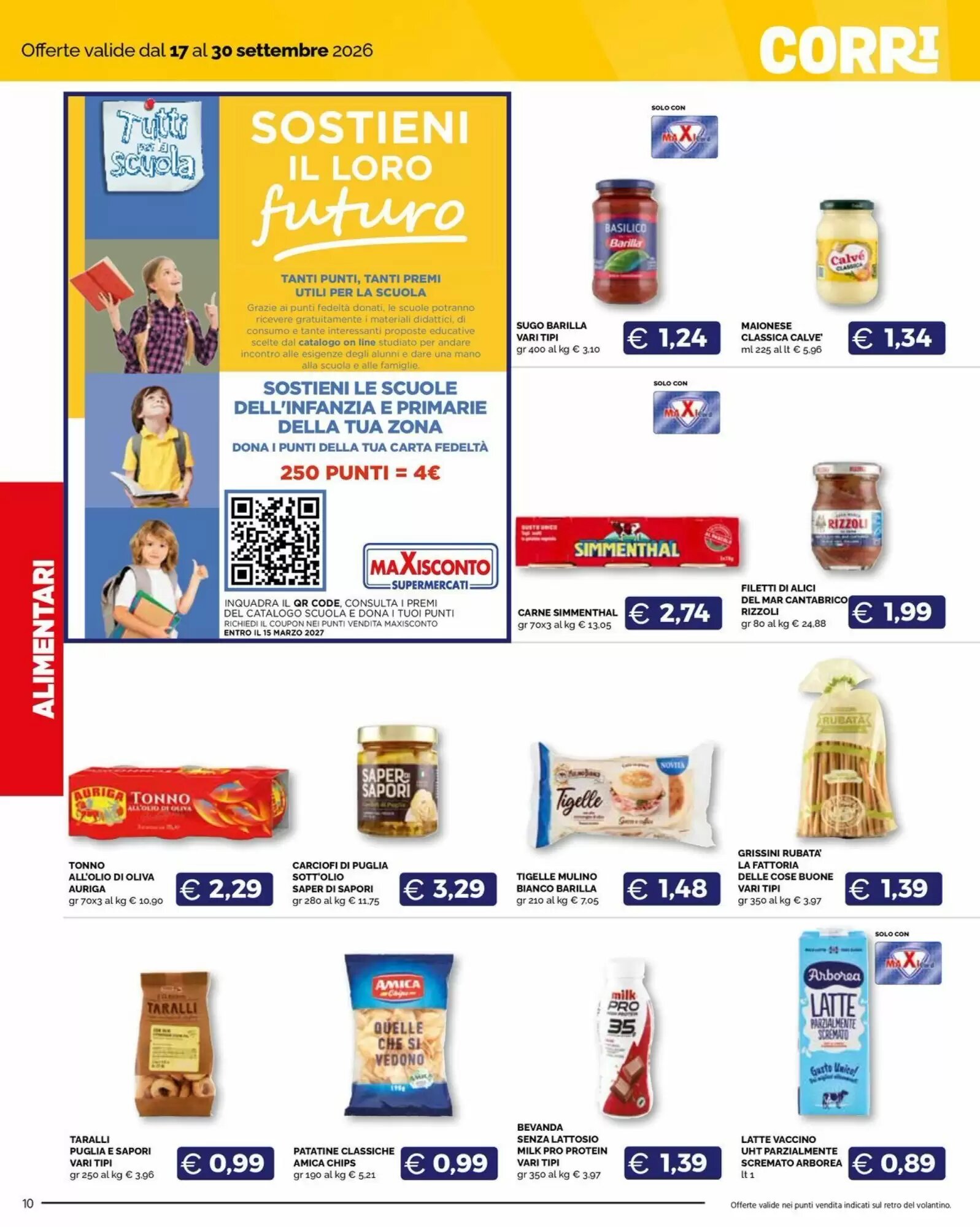 Volantino promozionale Maxisconto  valide dal 17/09/2026 - Pagina 10.