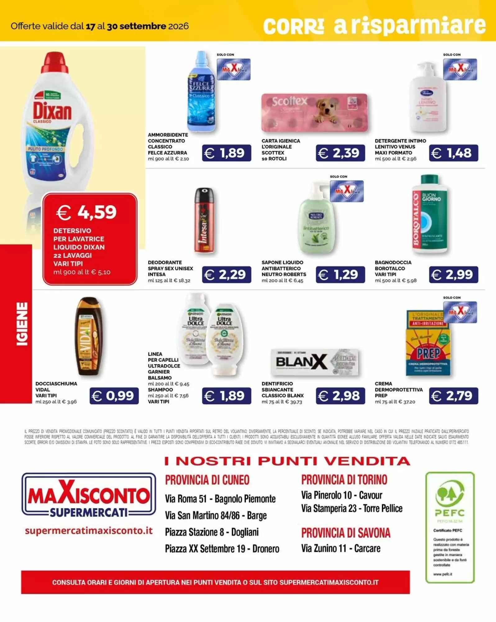 Volantino promozionale Maxisconto  valide dal 17/09/2026 - Pagina 12.