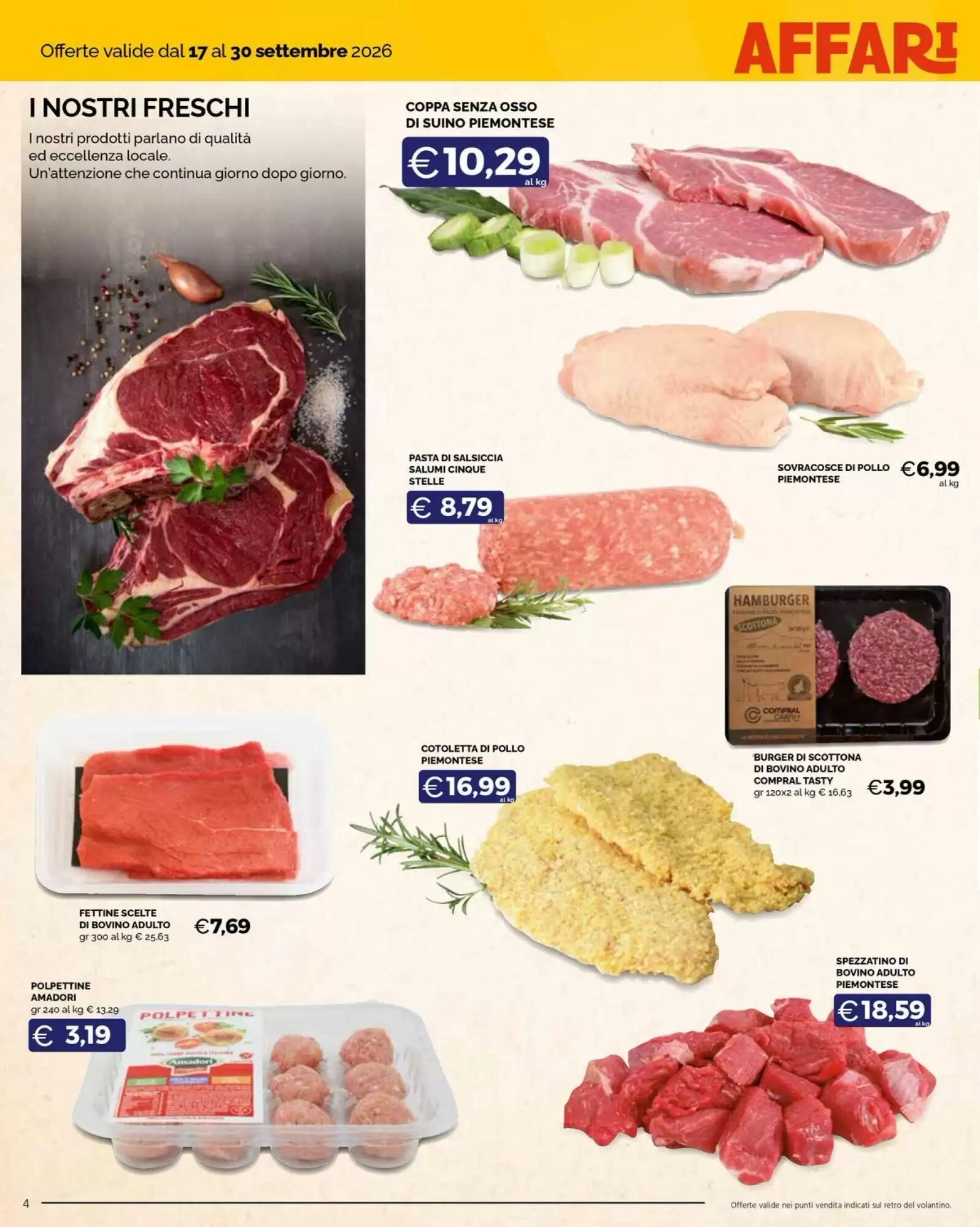 Volantino promozionale Maxisconto  valide dal 17/09/2026 - Pagina 4.