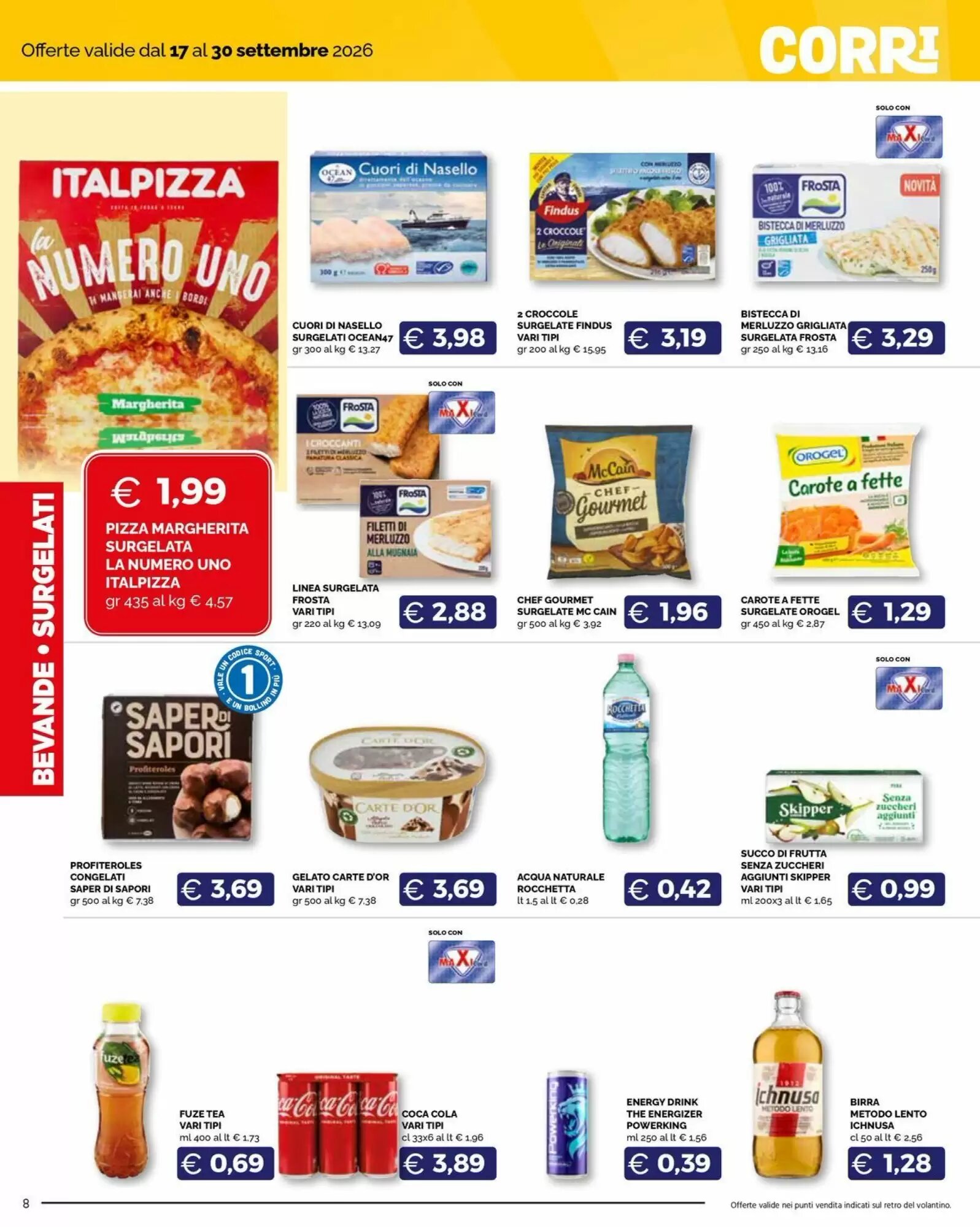 Volantino promozionale Maxisconto  valide dal 17/09/2026 - Pagina 8.