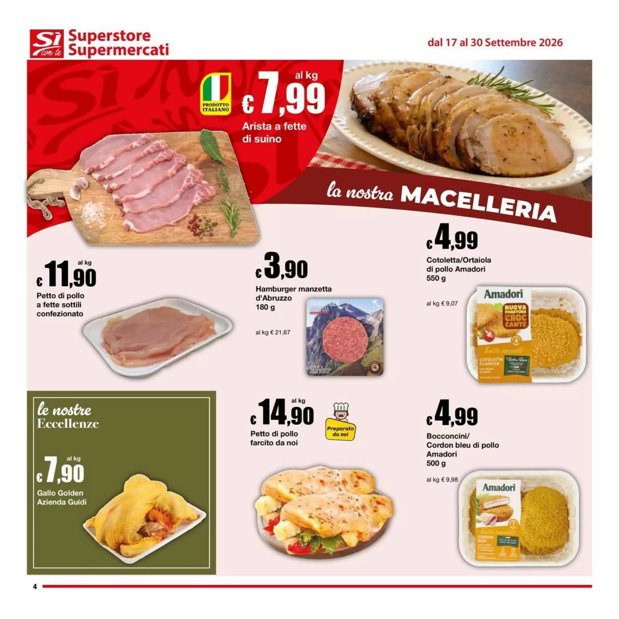 Volantino promozionale Sì con te  valide dal 17/09/2026 - Pagina 4.