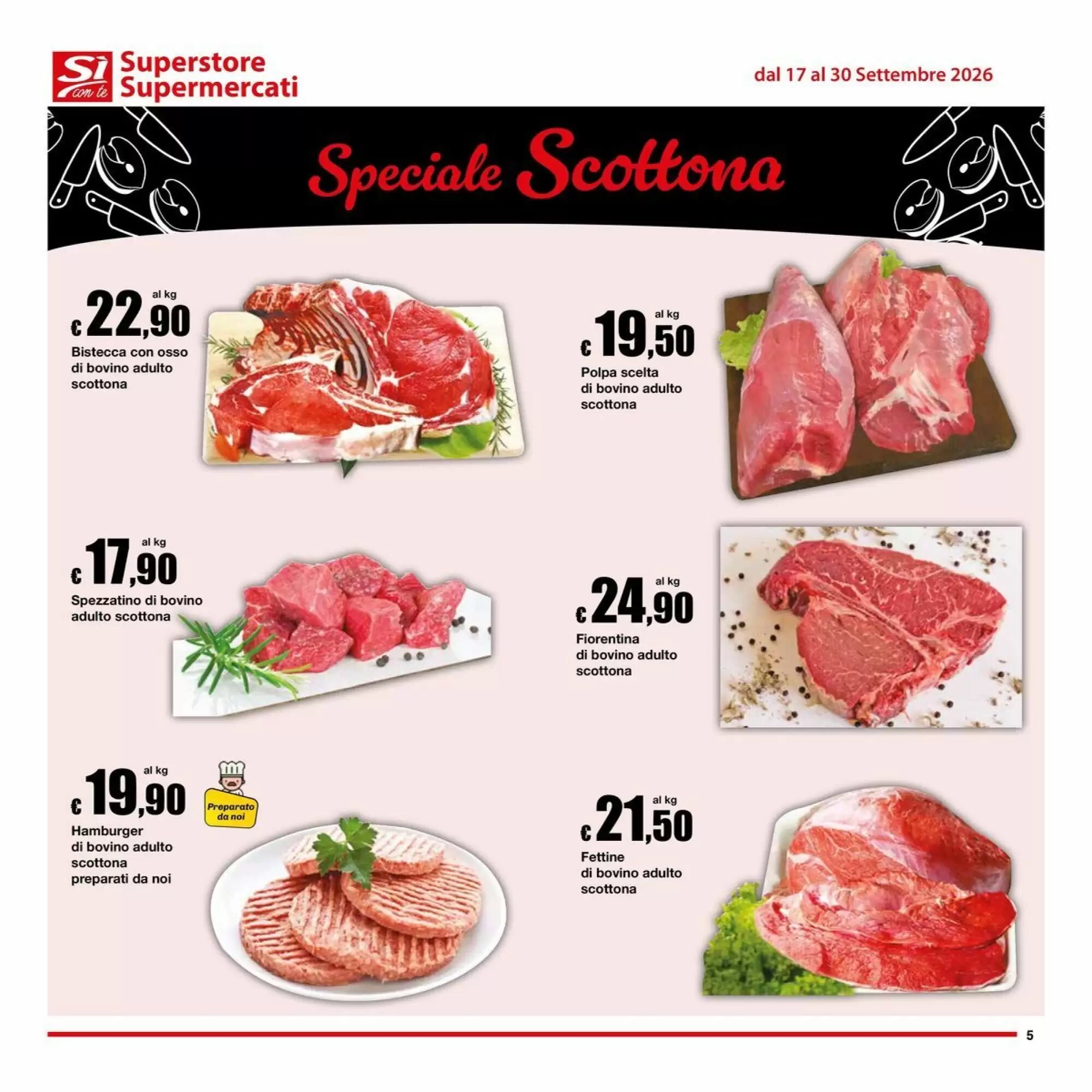 Volantino promozionale Sì con te  valide dal 17/09/2026 - Pagina 5.