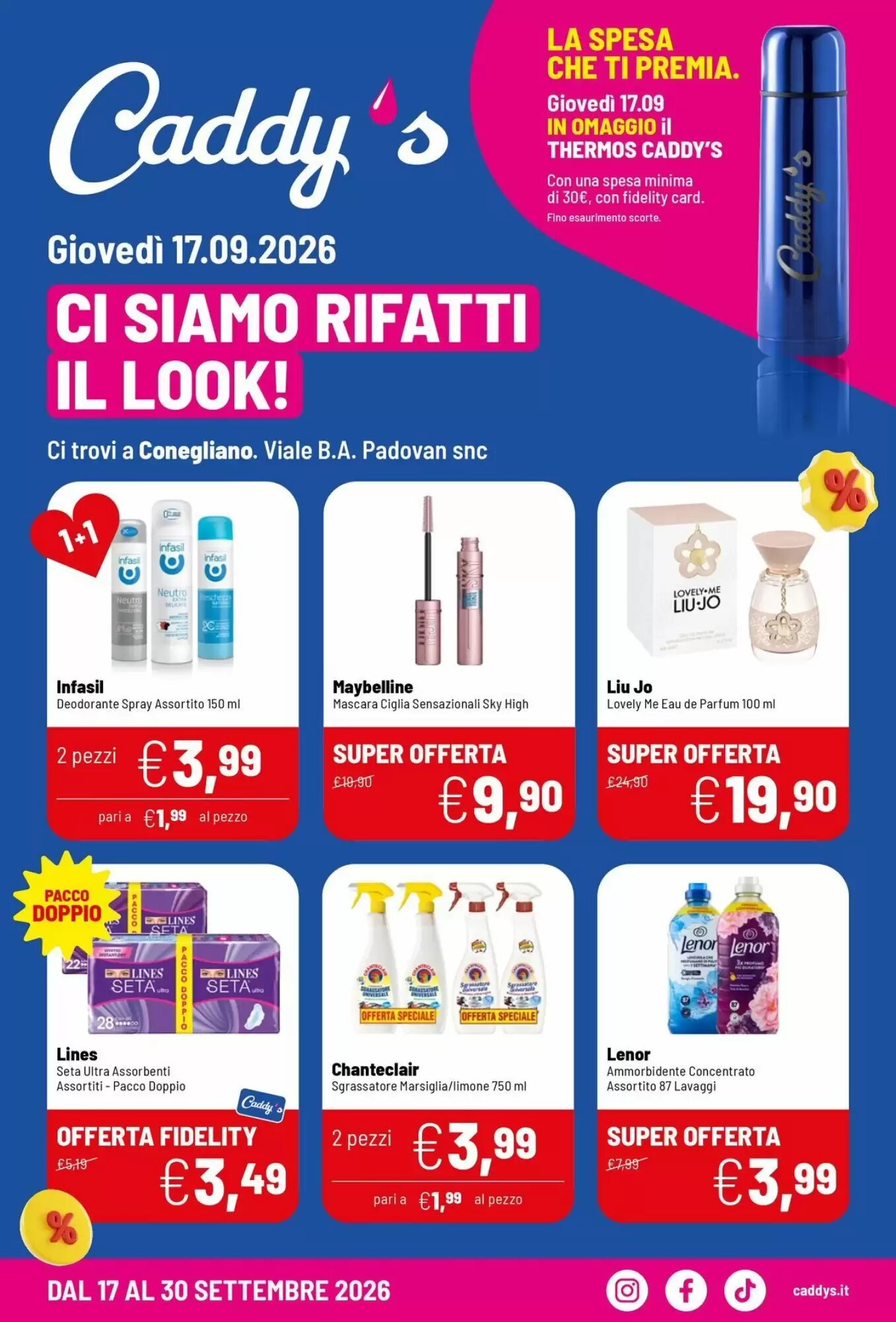 Volantino promozionale Caddy's  valide dal 17/09/2026 - Pagina 1.