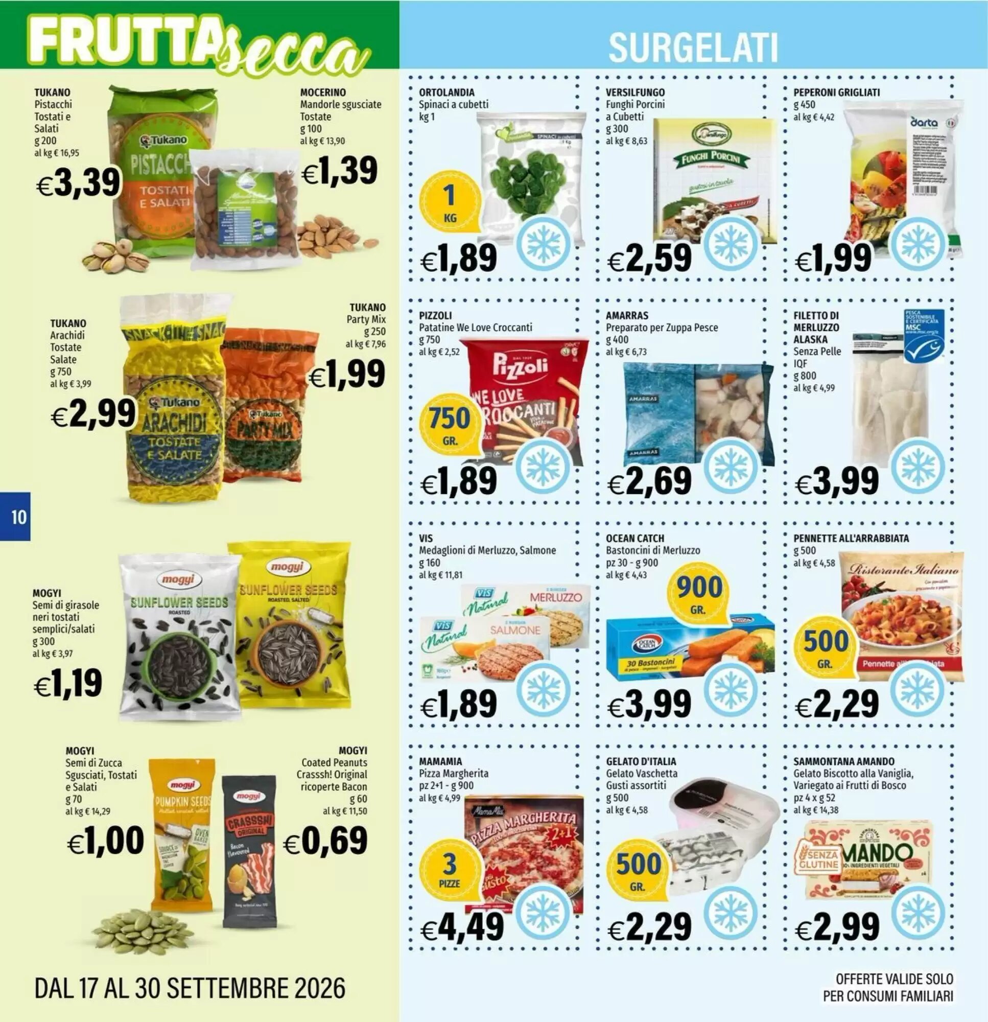 Volantino promozionale Hurrà  valide dal 17/09/2026 - Pagina 10.