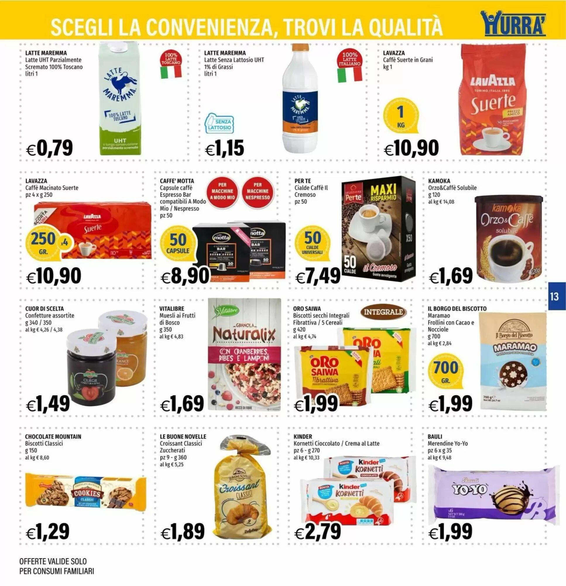Volantino promozionale Hurrà  valide dal 17/09/2026 - Pagina 13.