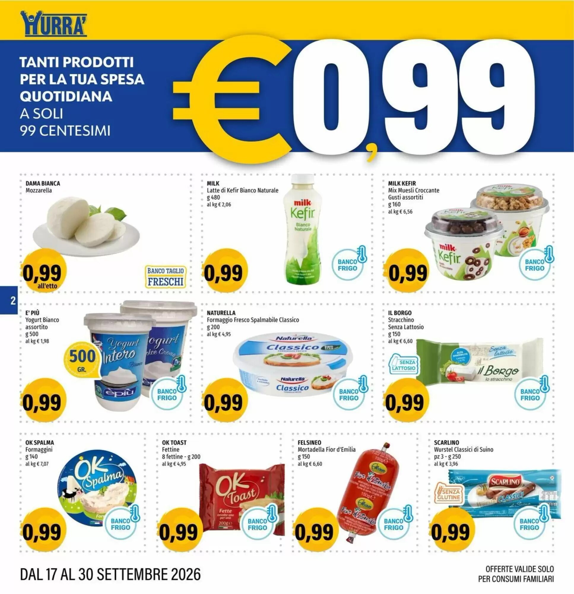 Volantino promozionale Hurrà  valide dal 17/09/2026 - Pagina 2.