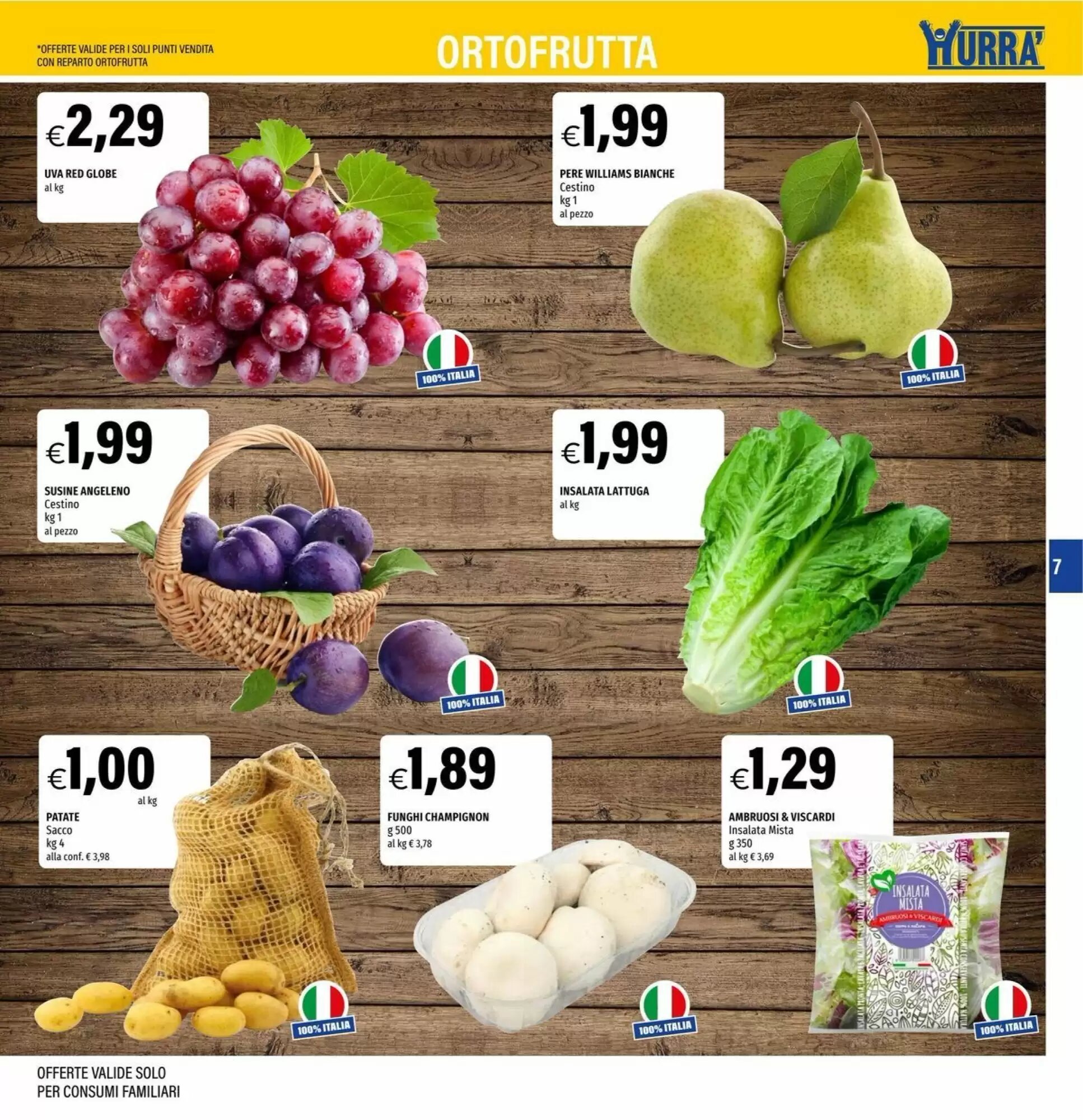 Volantino promozionale Hurrà  valide dal 17/09/2026 - Pagina 7.