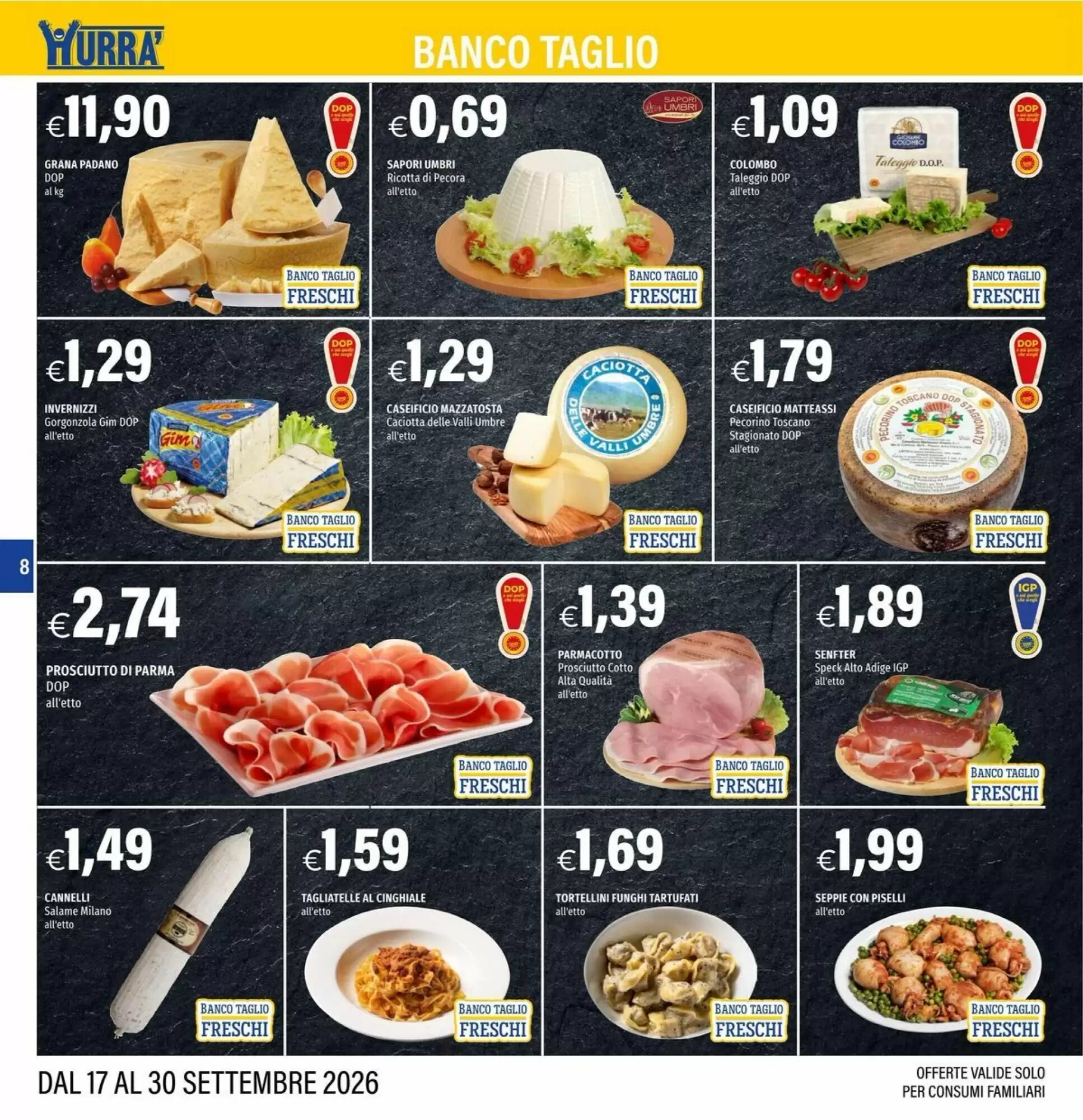Volantino promozionale Hurrà  valide dal 17/09/2026 - Pagina 8.