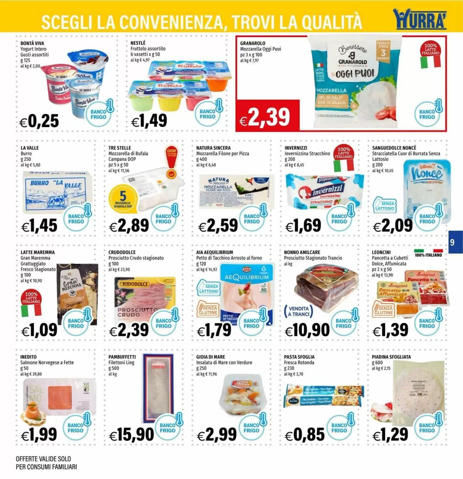 Volantino promozionale Hurrà  valide dal 17/09/2026 - Pagina 9.