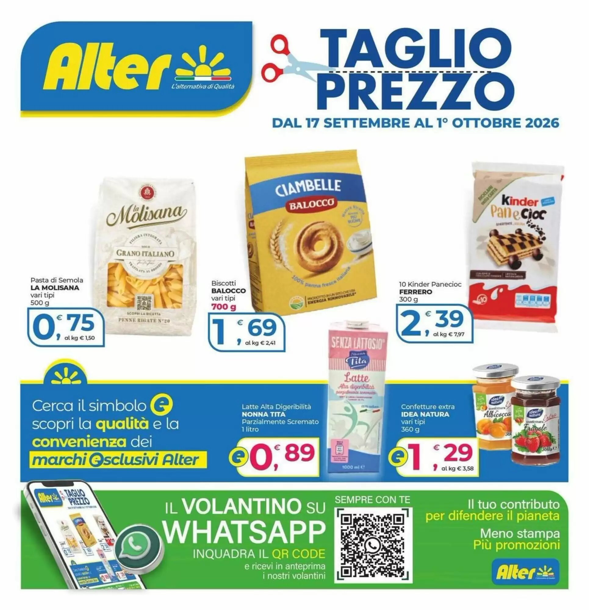 Volantino promozionale Alter Discount valide dal 17/09/2026 - Pagina 1.