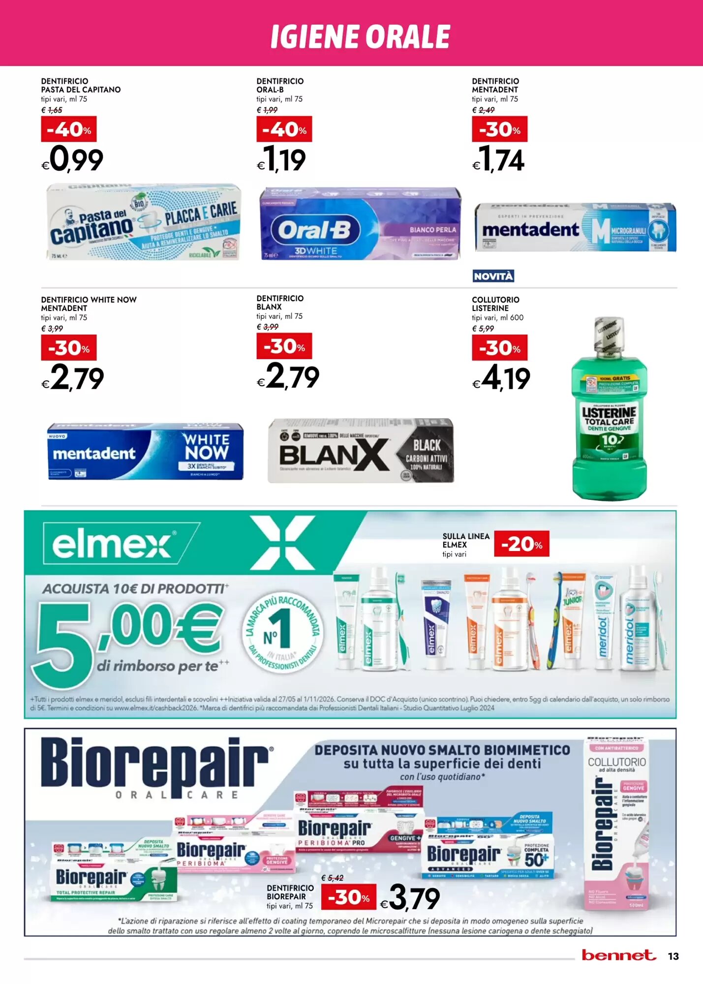 Volantino promozionale Bennet  valide dal 17/09/2026 - Pagina 13.