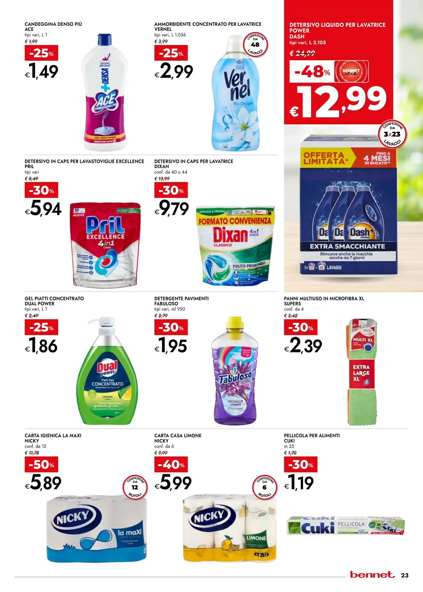Volantino promozionale Bennet  valide dal 17/09/2026 - Pagina 23.
