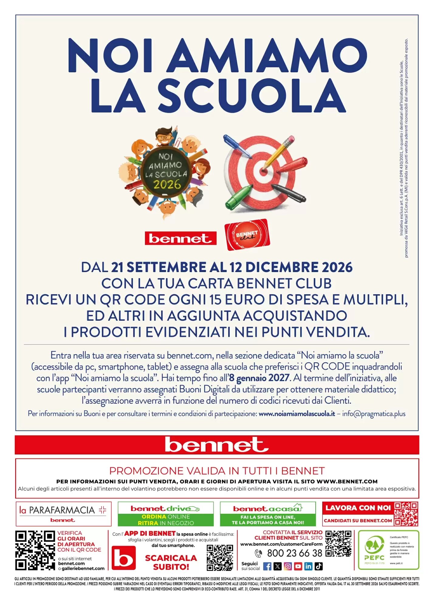 Volantino promozionale Bennet  valide dal 17/09/2026 - Pagina 28.
