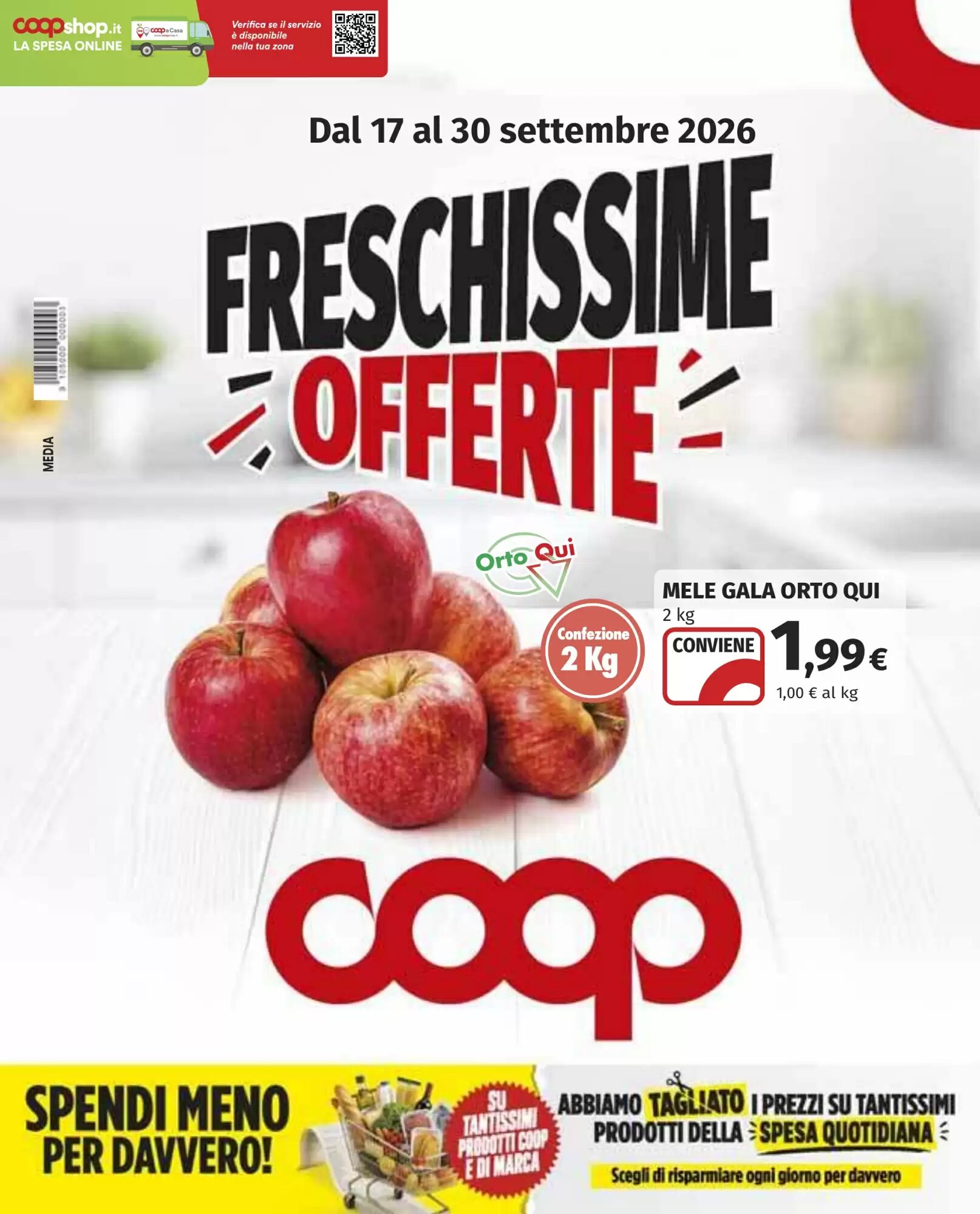 Volantino promozionale Coop valide dal 17/09/2026 - Pagina 1.