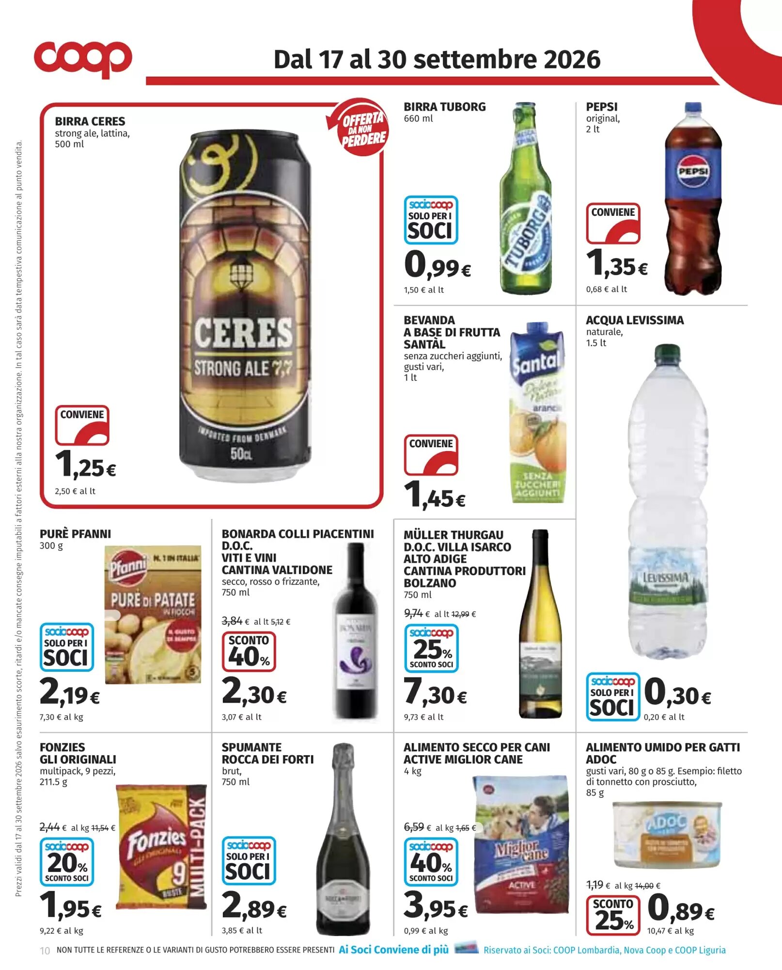 Volantino promozionale Coop  valide dal 17/09/2026 - Pagina 10.