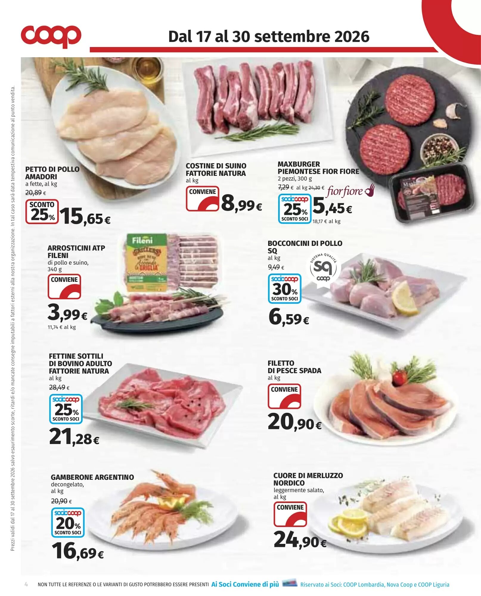 Volantino promozionale Coop  valide dal 17/09/2026 - Pagina 4.