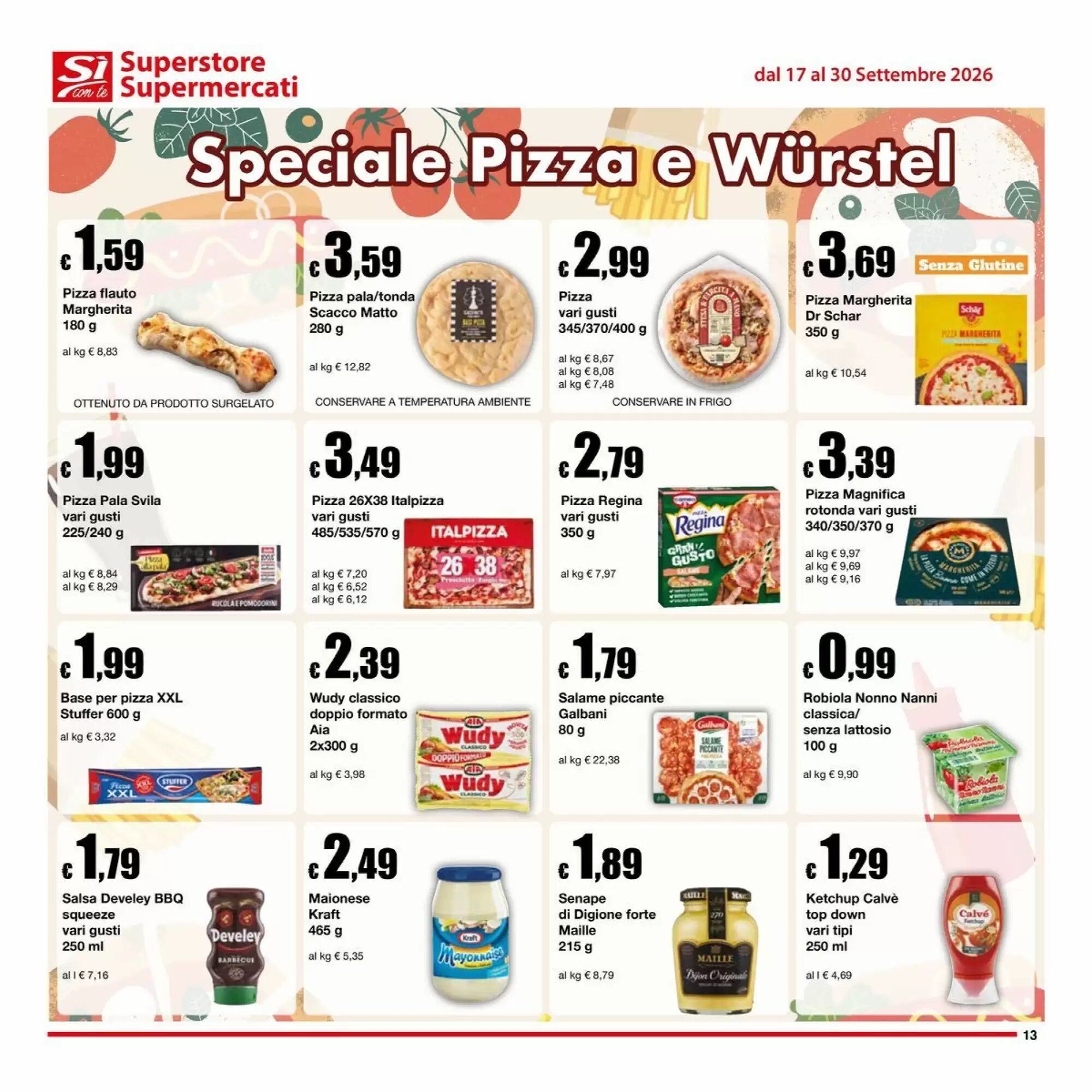 Volantino promozionale Sì con te  valide dal 17/09/2026 - Pagina 13.