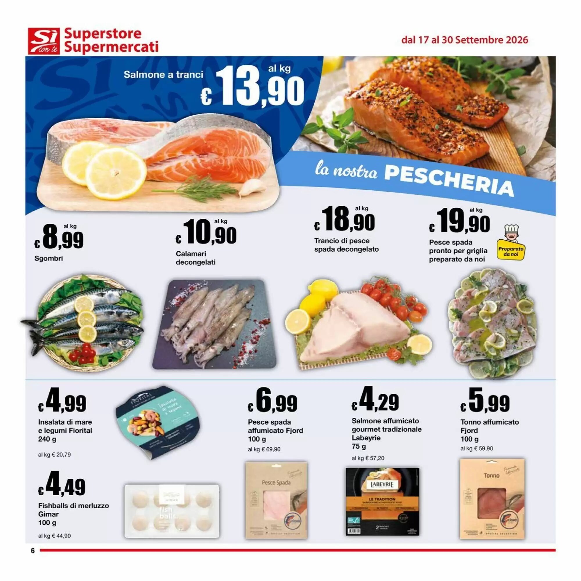 Volantino promozionale Sì con te  valide dal 17/09/2026 - Pagina 6.