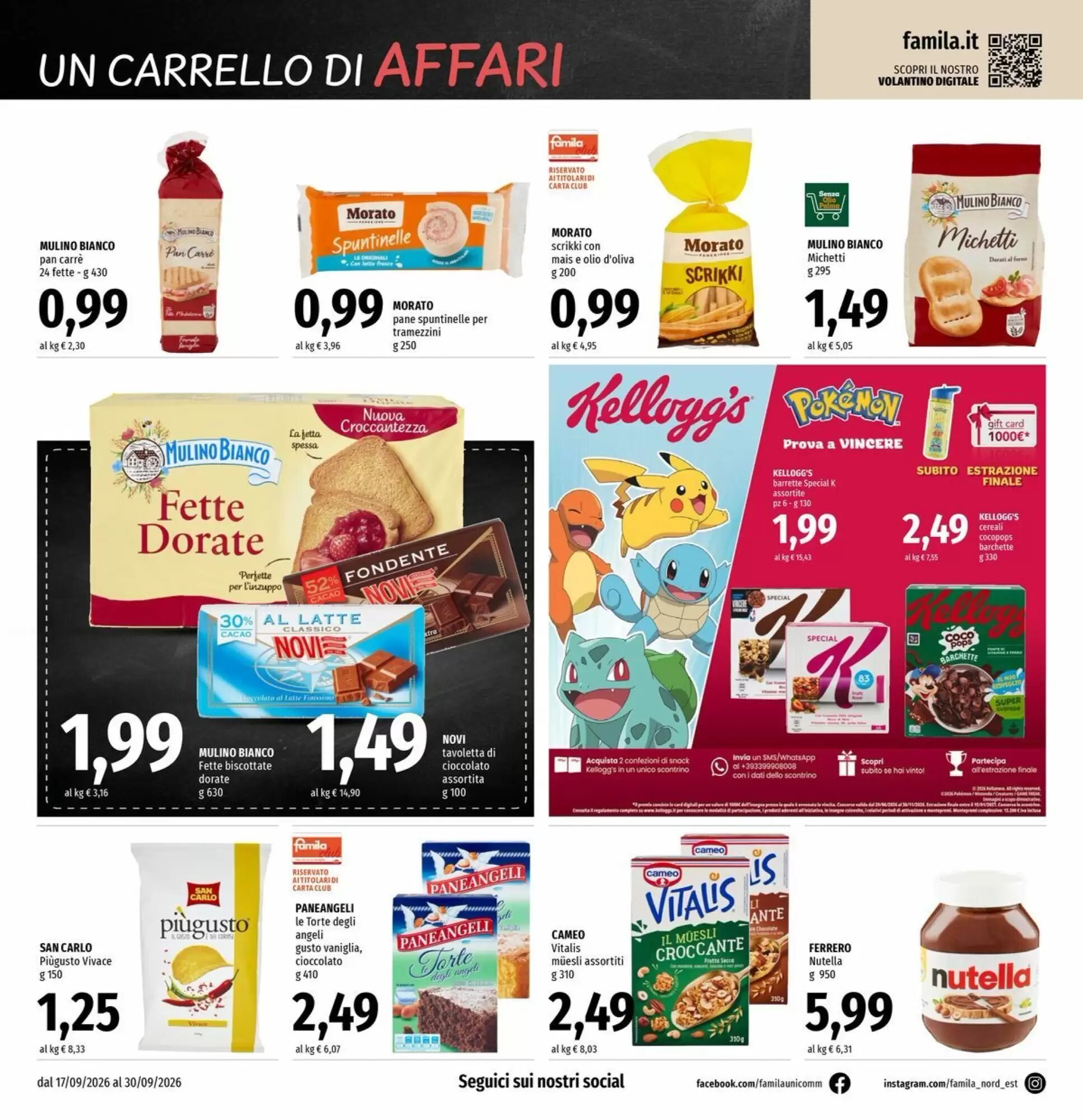 Volantino promozionale Famila Market  valide dal 17/09/2026 - Pagina 14.