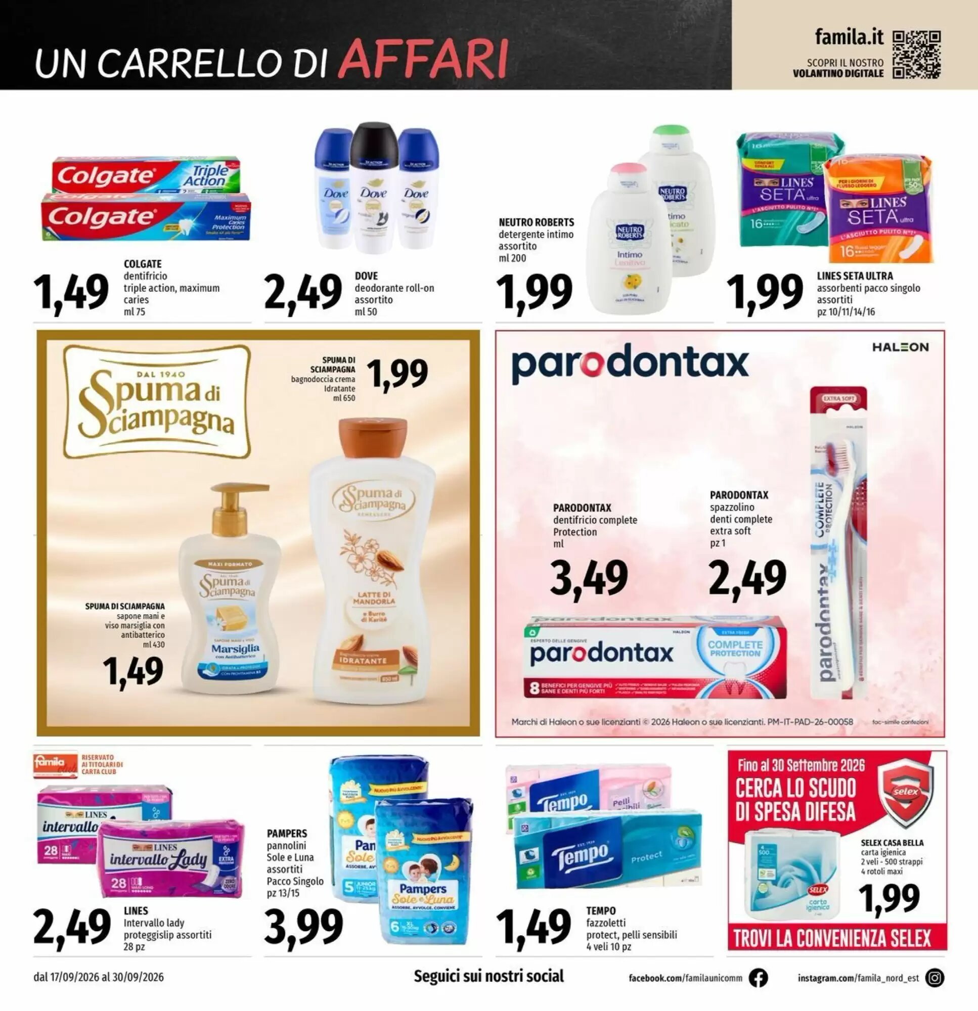 Volantino promozionale Famila Market  valide dal 17/09/2026 - Pagina 18.