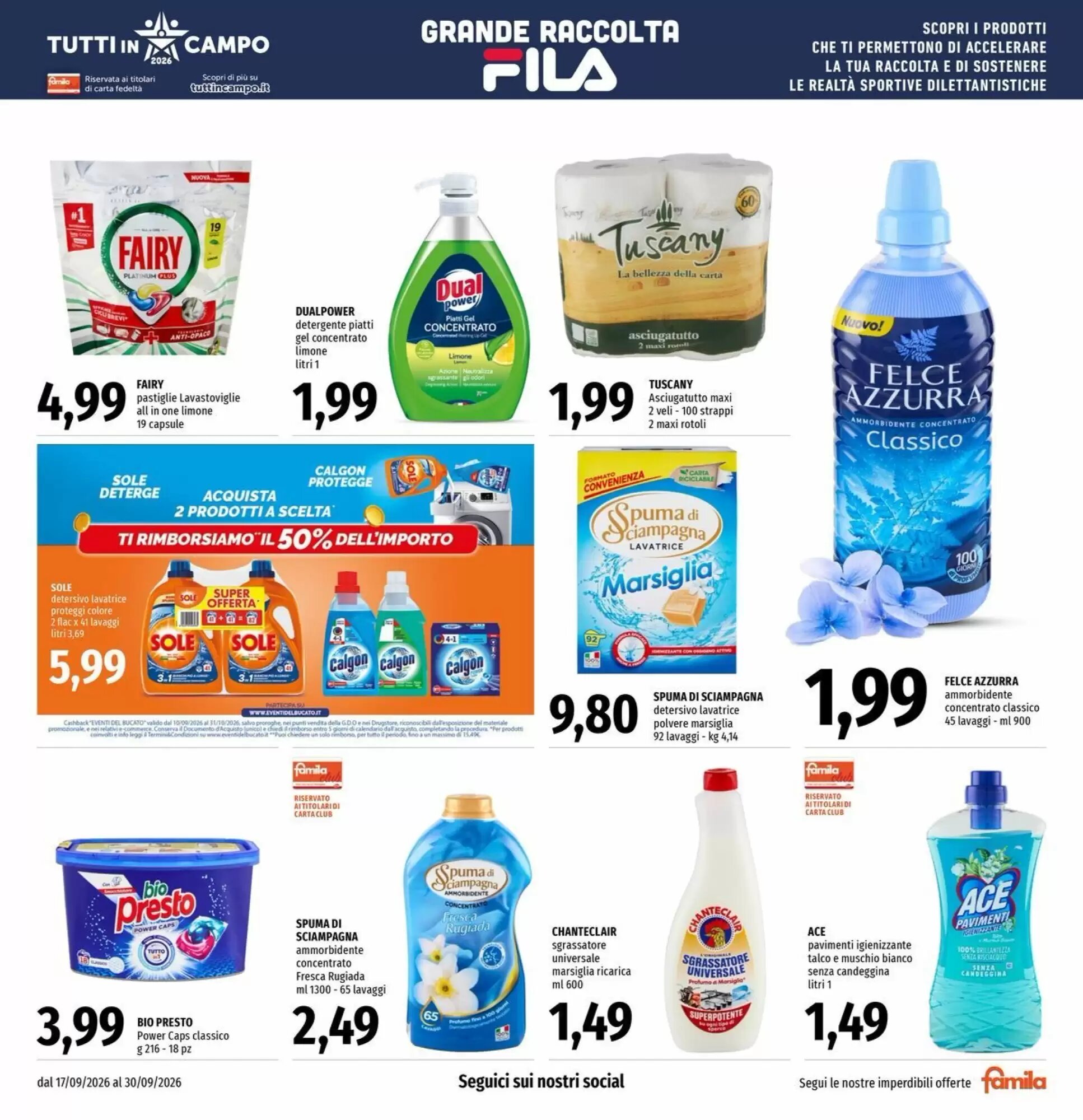 Volantino promozionale Famila Market  valide dal 17/09/2026 - Pagina 19.