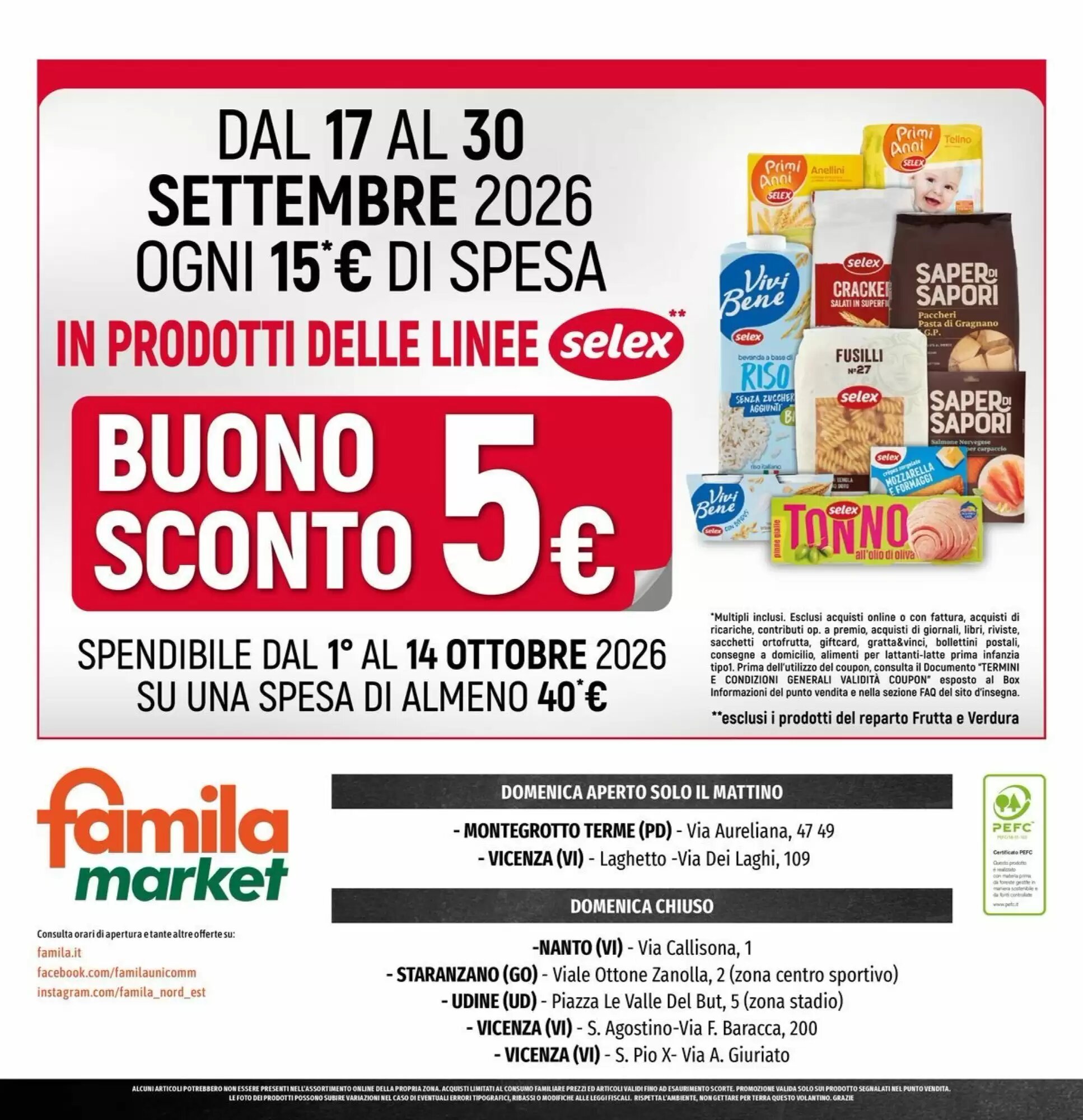 Volantino promozionale Famila Market  valide dal 17/09/2026 - Pagina 24.