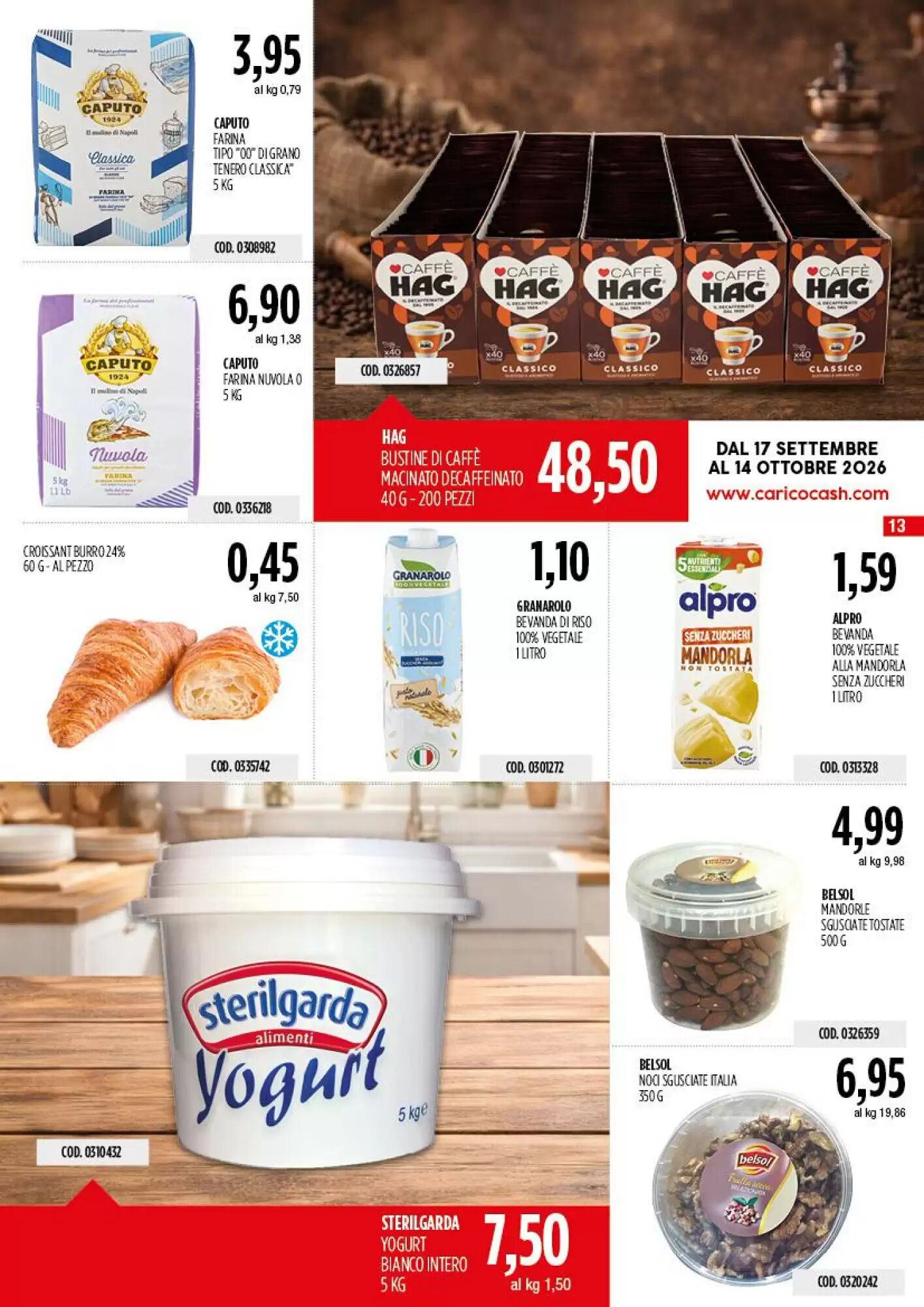 Volantino promozionale Carico Cash & Carry  valide dal 17/09/2026 - Pagina 13.
