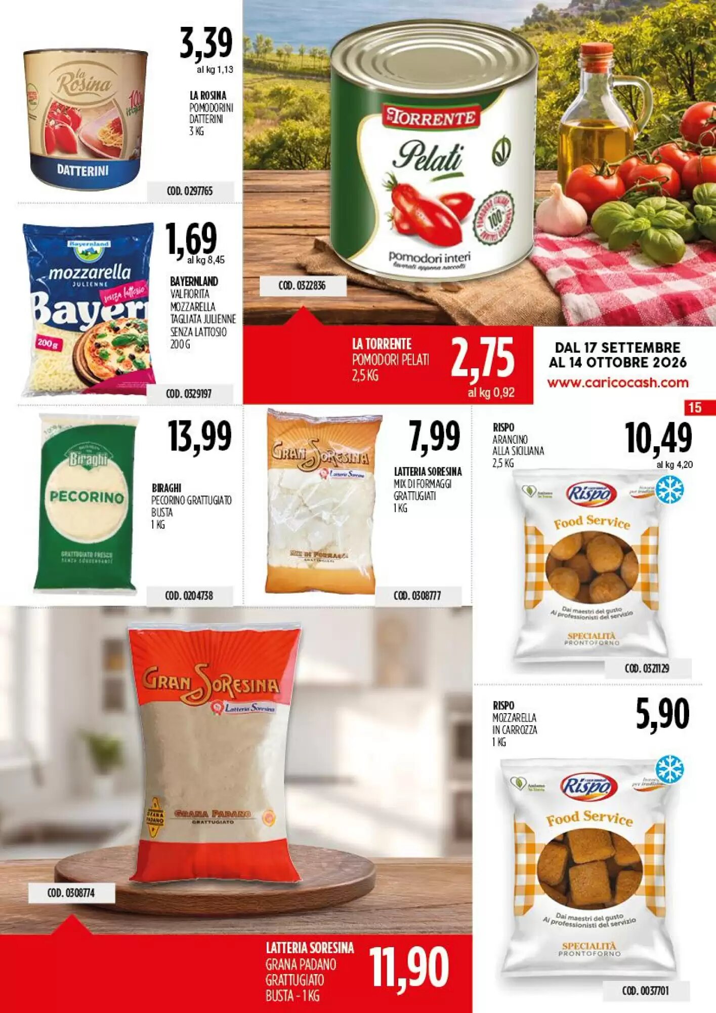 Volantino promozionale Carico Cash & Carry  valide dal 17/09/2026 - Pagina 15.