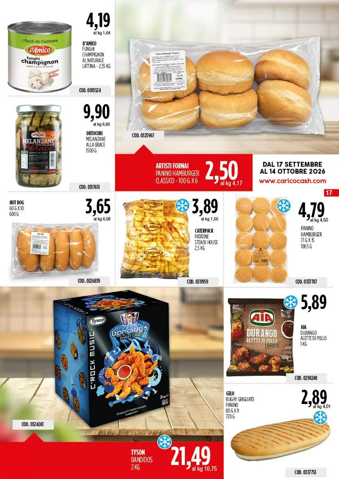 Volantino promozionale Carico Cash & Carry  valide dal 17/09/2026 - Pagina 17.