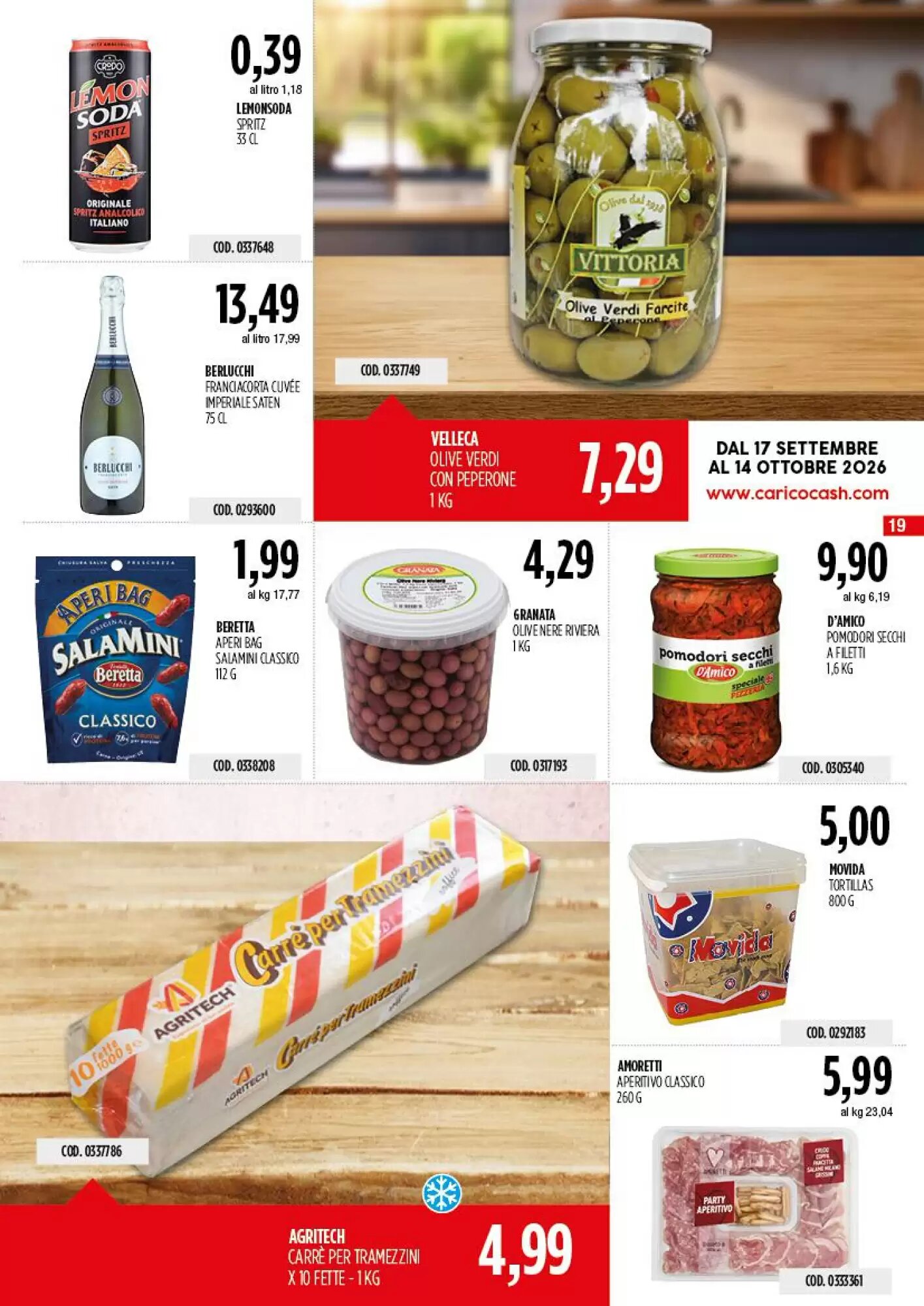 Volantino promozionale Carico Cash & Carry  valide dal 17/09/2026 - Pagina 19.