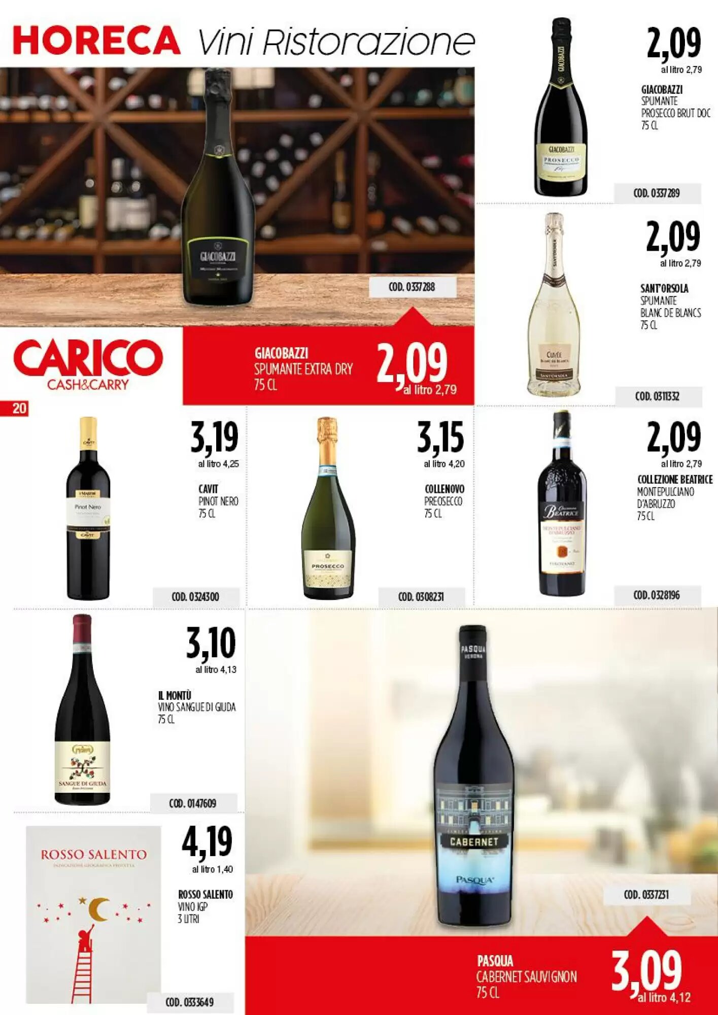 Volantino promozionale Carico Cash & Carry  valide dal 17/09/2026 - Pagina 20.
