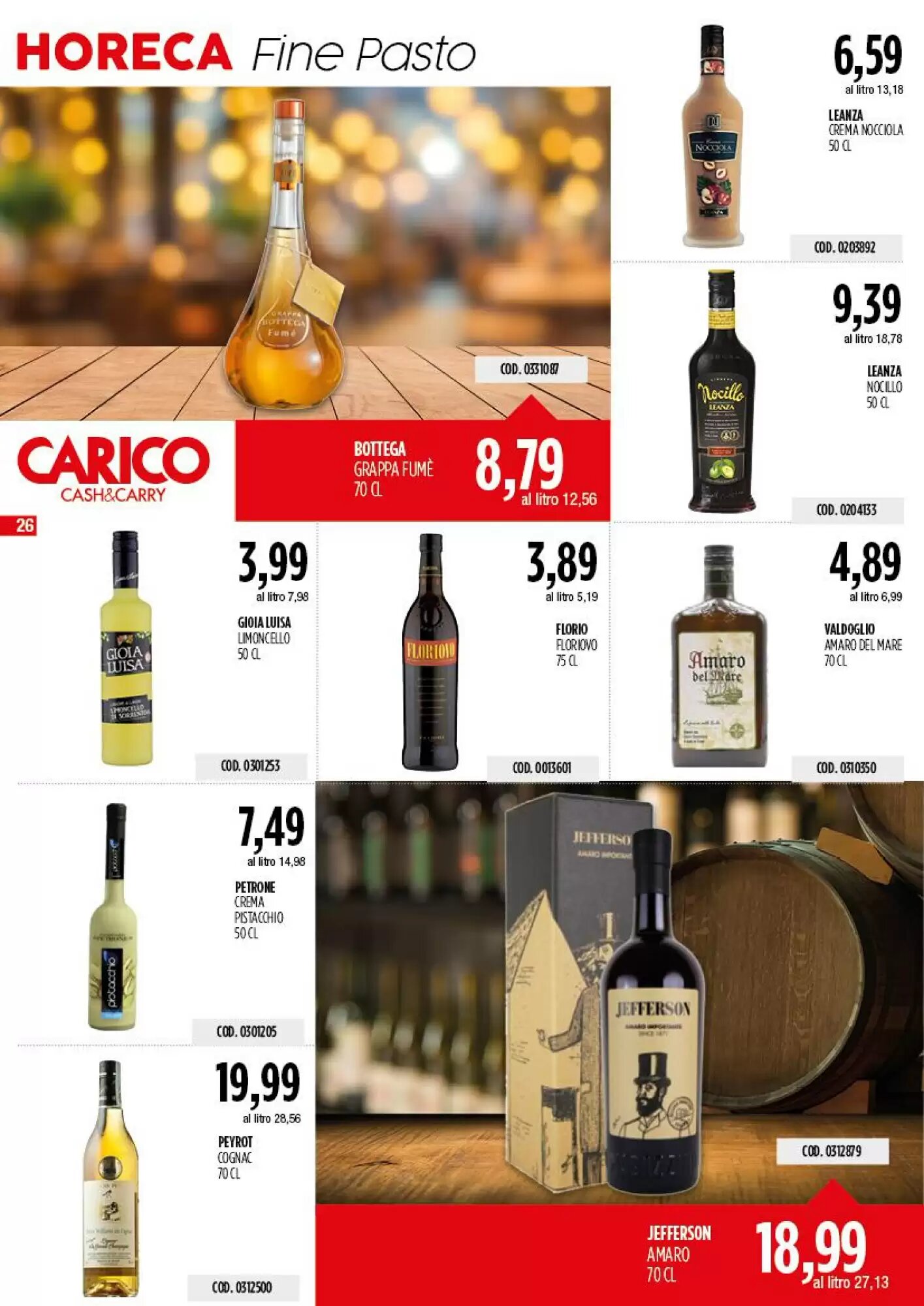 Volantino promozionale Carico Cash & Carry  valide dal 17/09/2026 - Pagina 26.