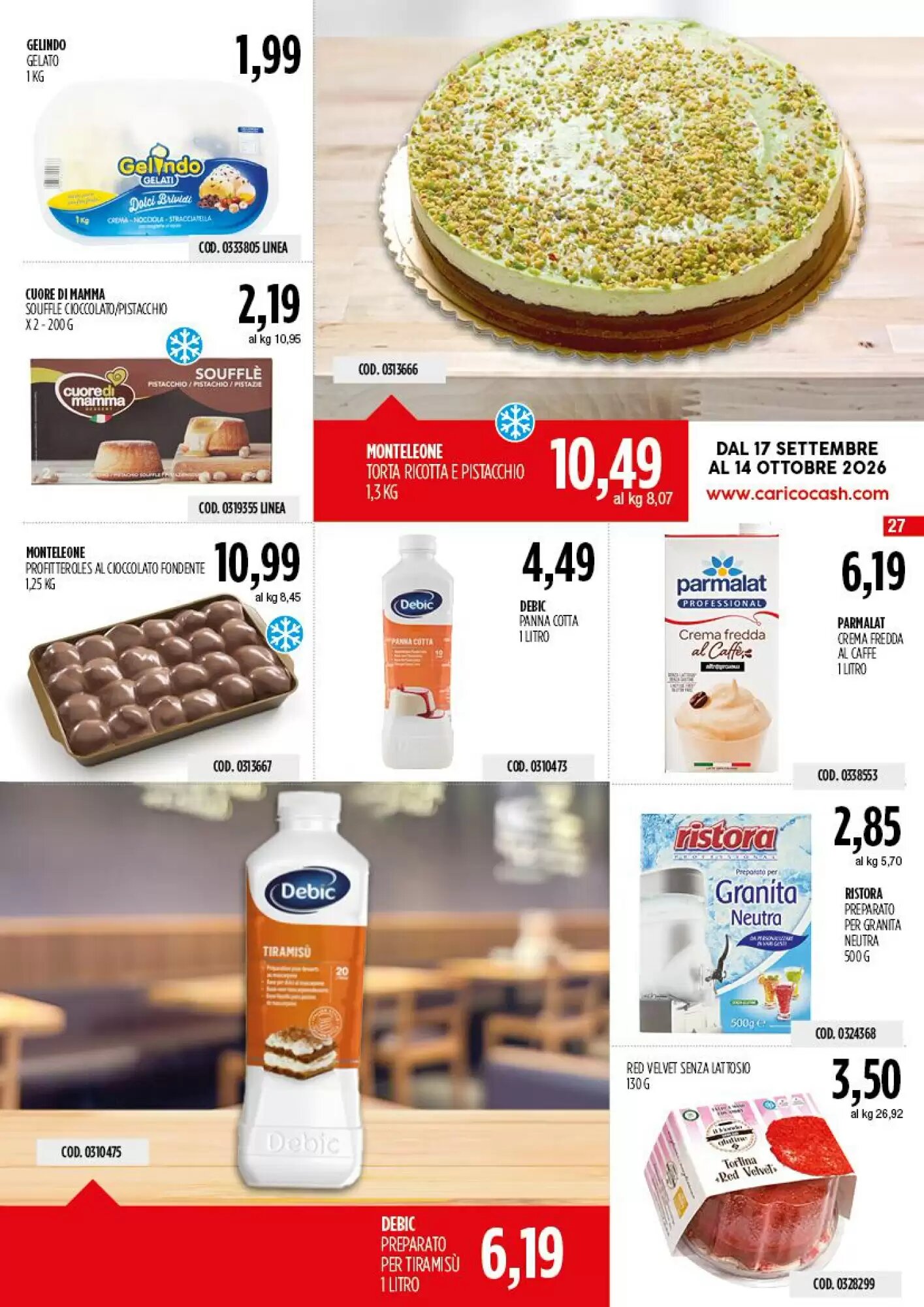 Volantino promozionale Carico Cash & Carry  valide dal 17/09/2026 - Pagina 27.