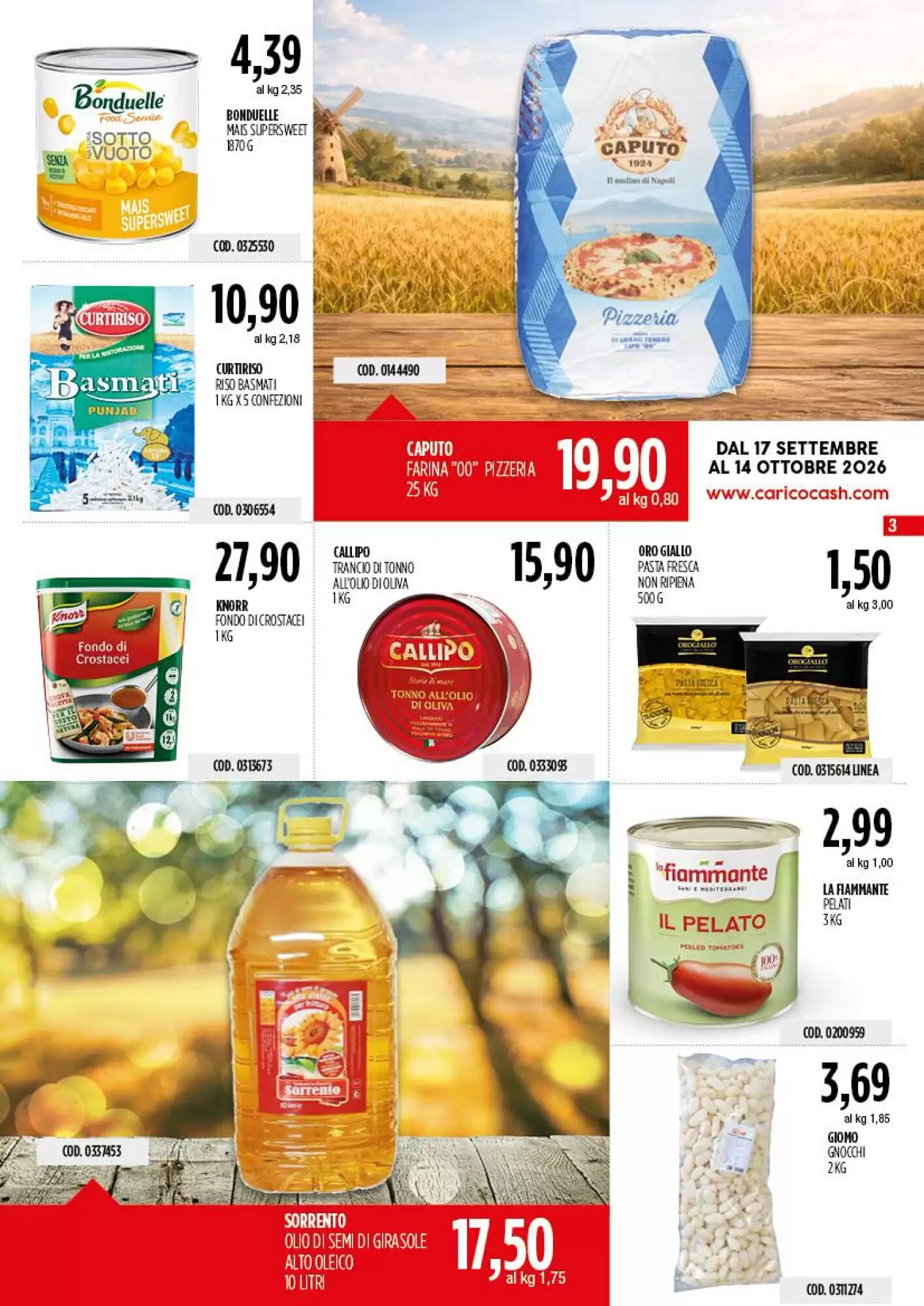 Volantino promozionale Carico Cash & Carry  valide dal 17/09/2026 - Pagina 3.