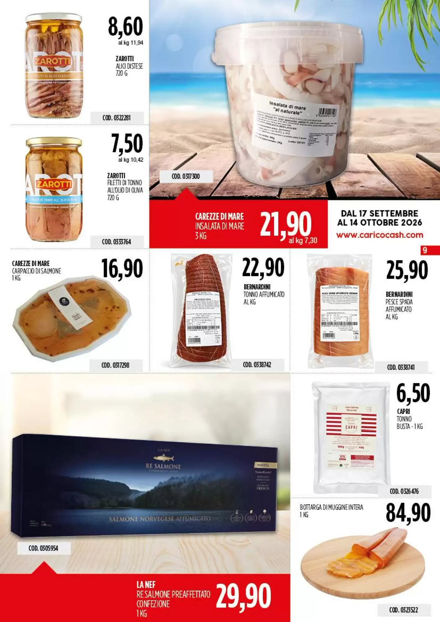 Volantino promozionale Carico Cash & Carry  valide dal 17/09/2026 - Pagina 9.