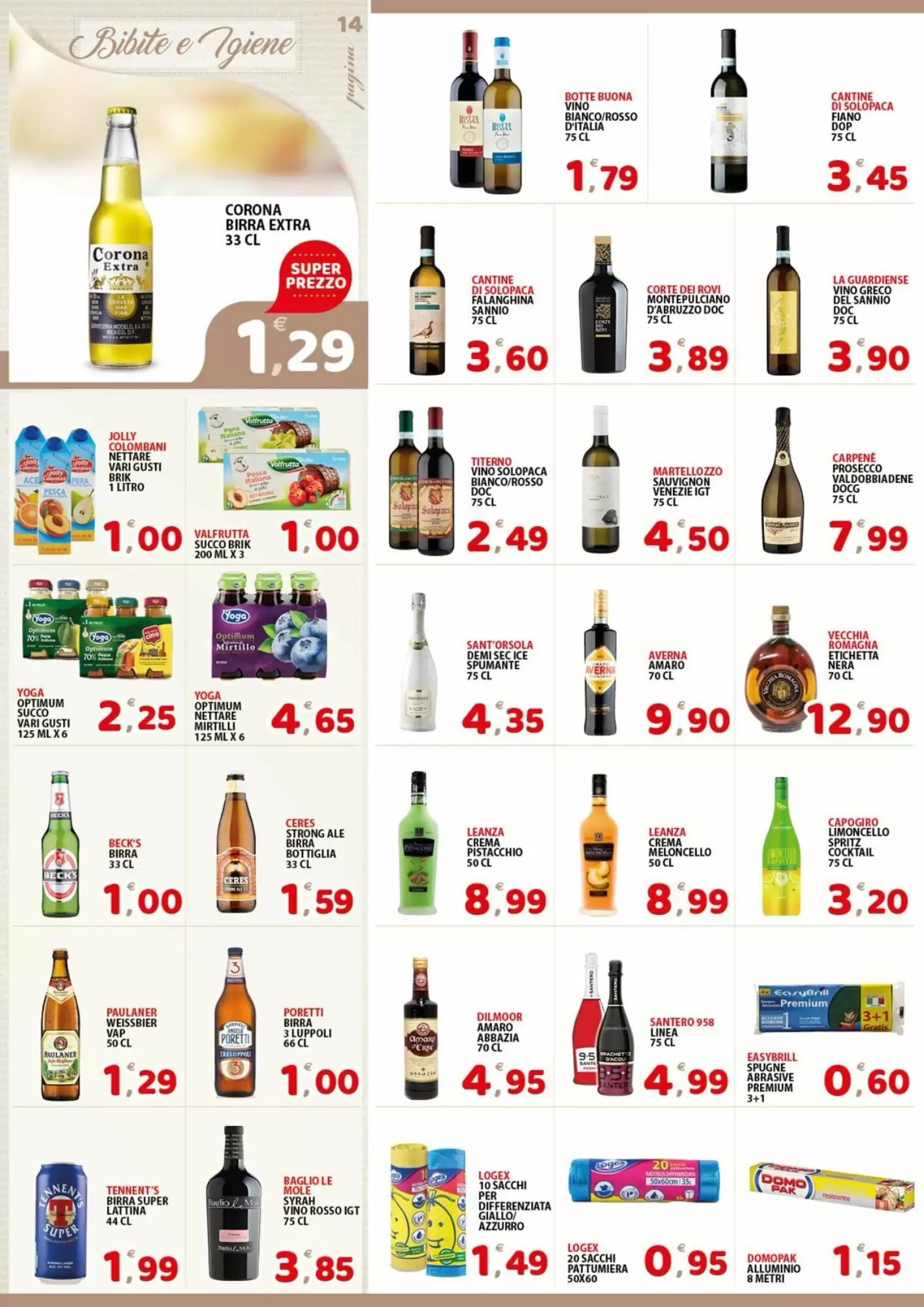 Volantino promozionale Premium Supermercati  valide dal 17/09/2026 - Pagina 14.
