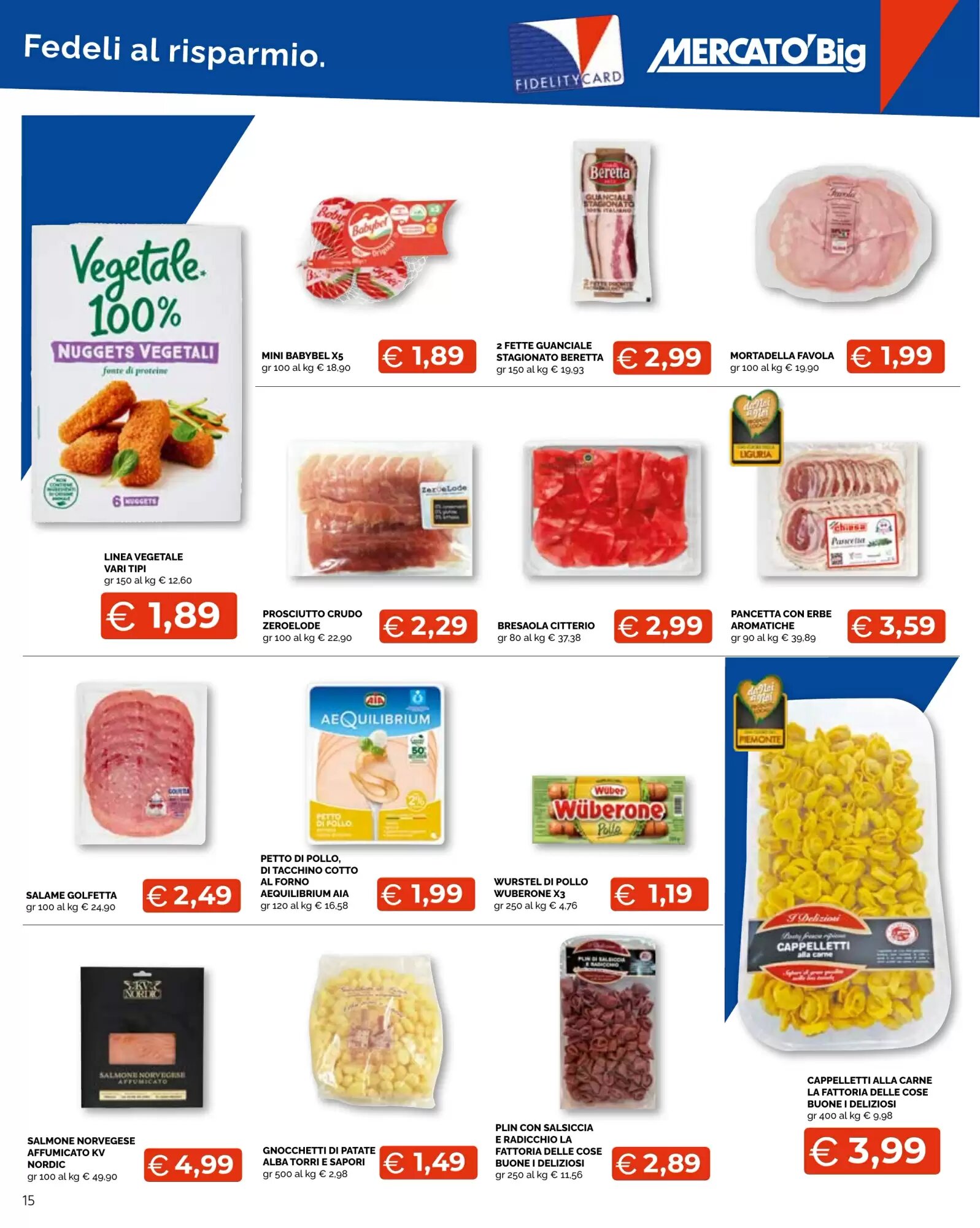 Volantino promozionale Mercatò Big  valide dal 17/09/2026 - Pagina 15.