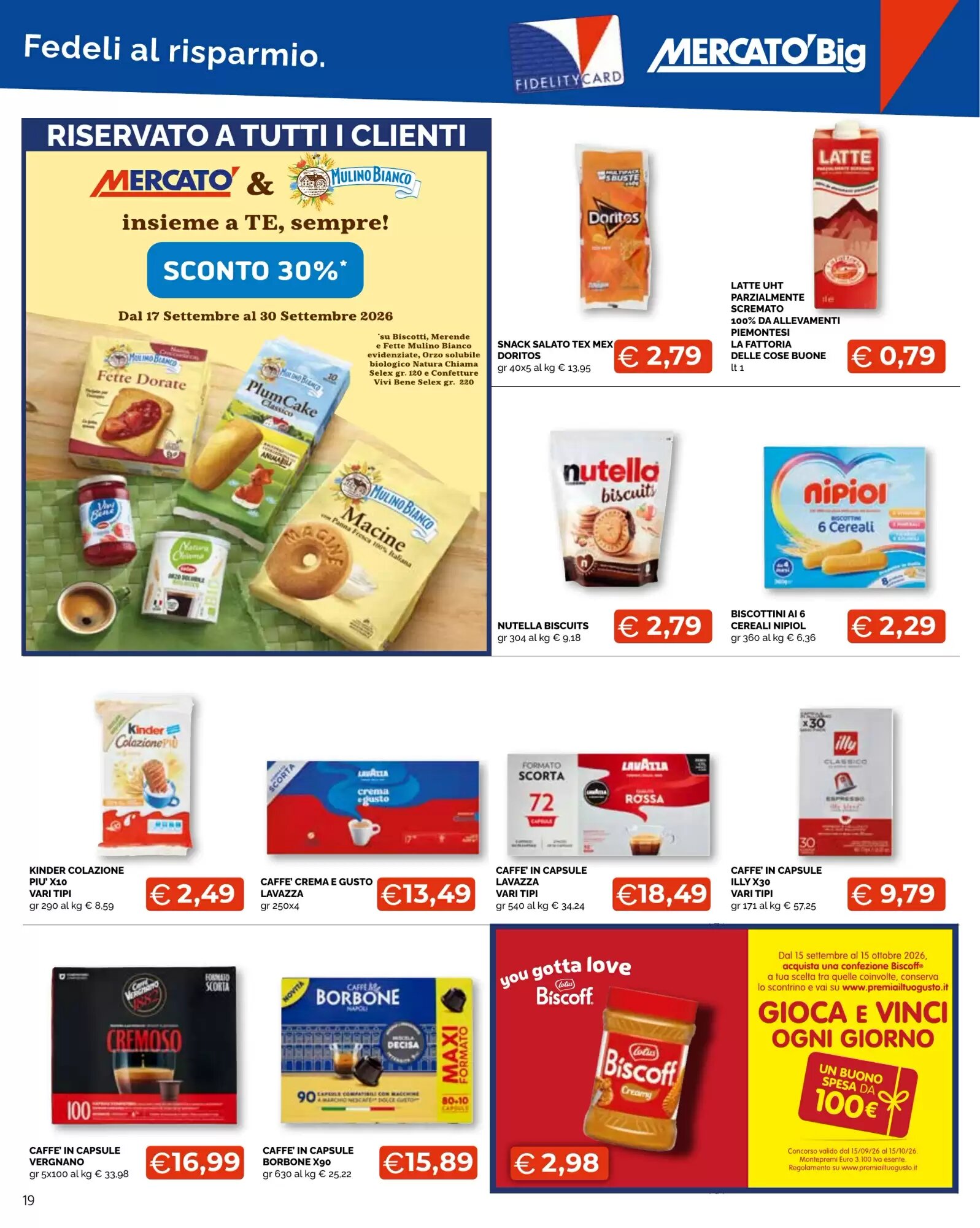 Volantino promozionale Mercatò Big  valide dal 17/09/2026 - Pagina 19.
