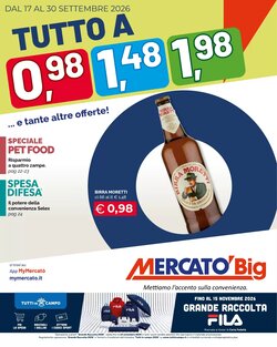 Volantino promozionale Mercatò Big  valide dal 17/09/2026