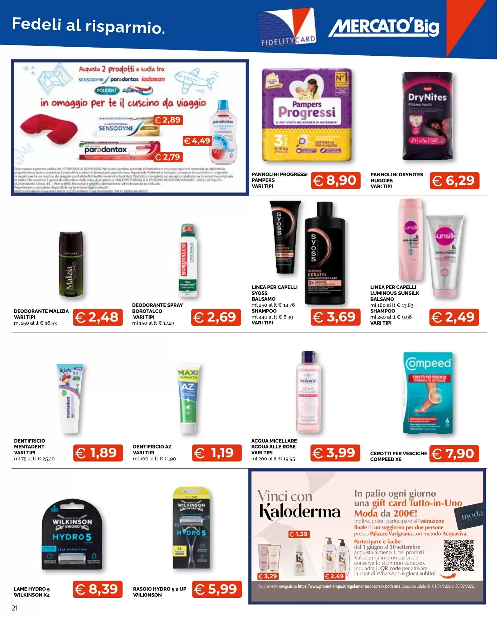 Volantino promozionale Mercatò Big  valide dal 17/09/2026 - Pagina 21.