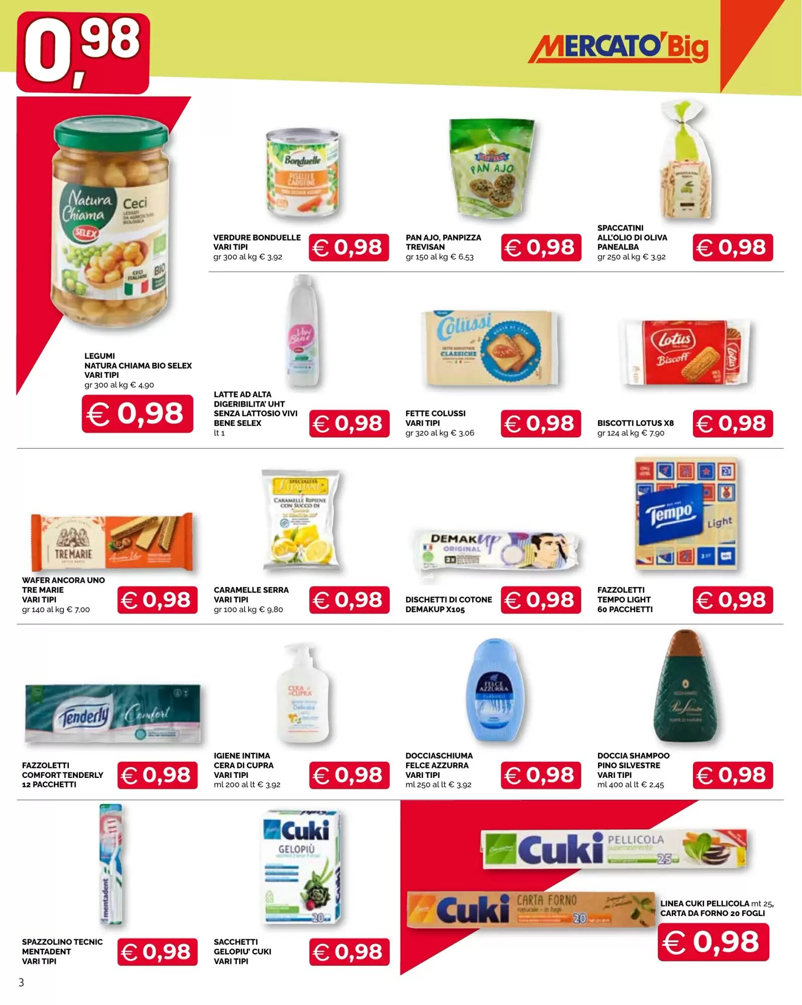 Volantino promozionale Mercatò Big  valide dal 17/09/2026 - Pagina 3.