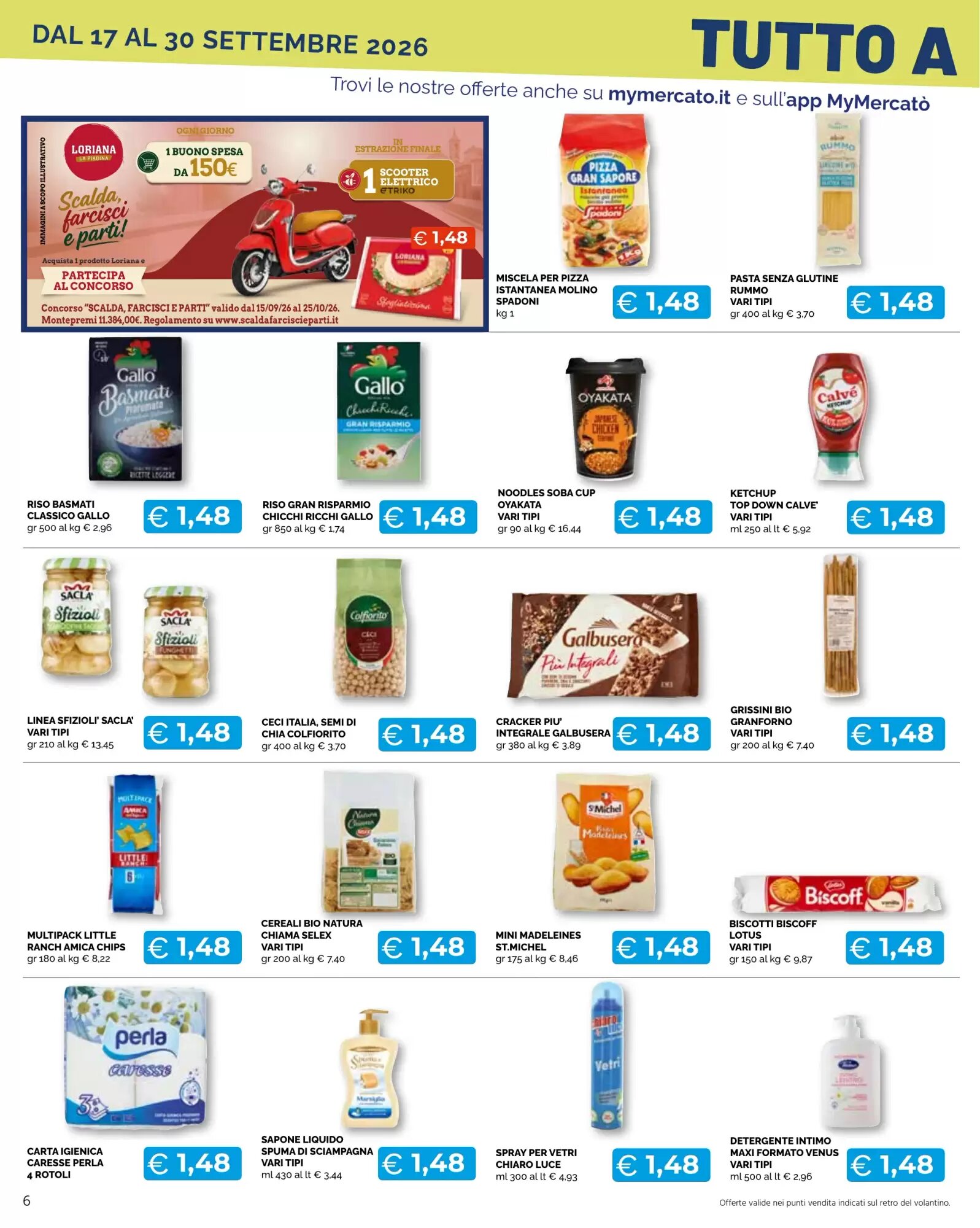 Volantino promozionale Mercatò Big  valide dal 17/09/2026 - Pagina 6.