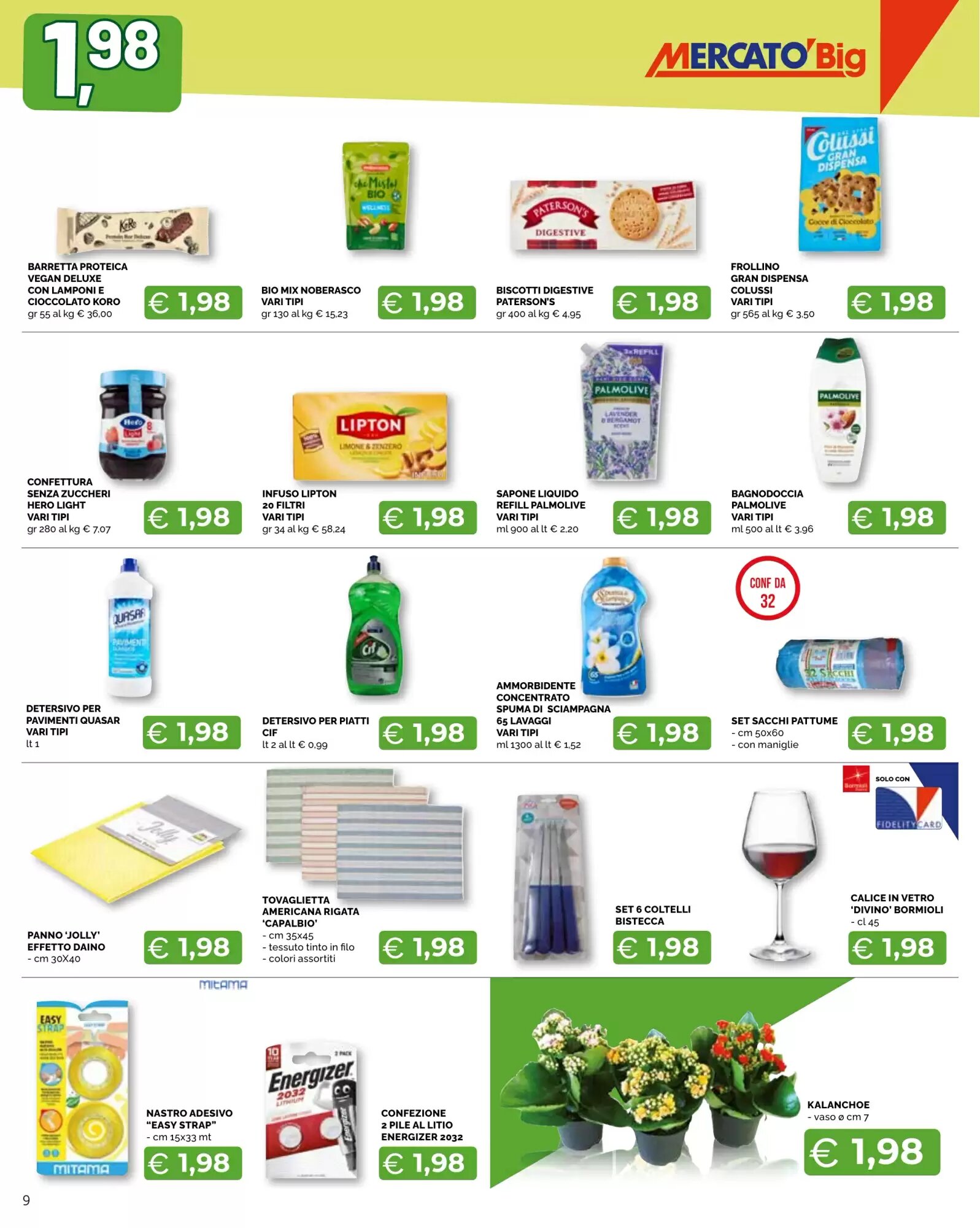 Volantino promozionale Mercatò Big  valide dal 17/09/2026 - Pagina 9.
