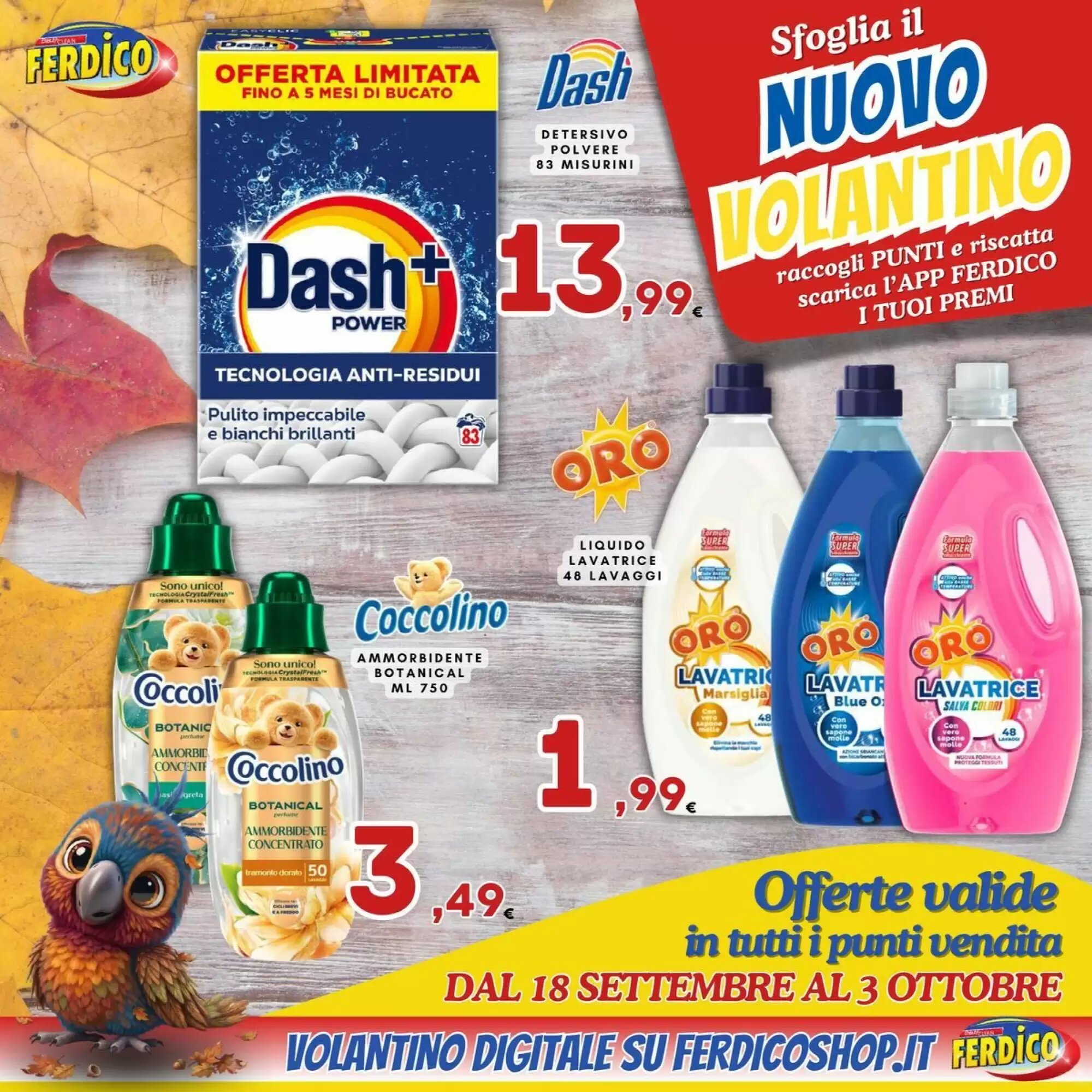 Volantino promozionale Ferdico valide dal 18/09/2026 - Pagina 1.