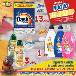 Volantino promozionale Ferdico  valide dal 18/09/2026