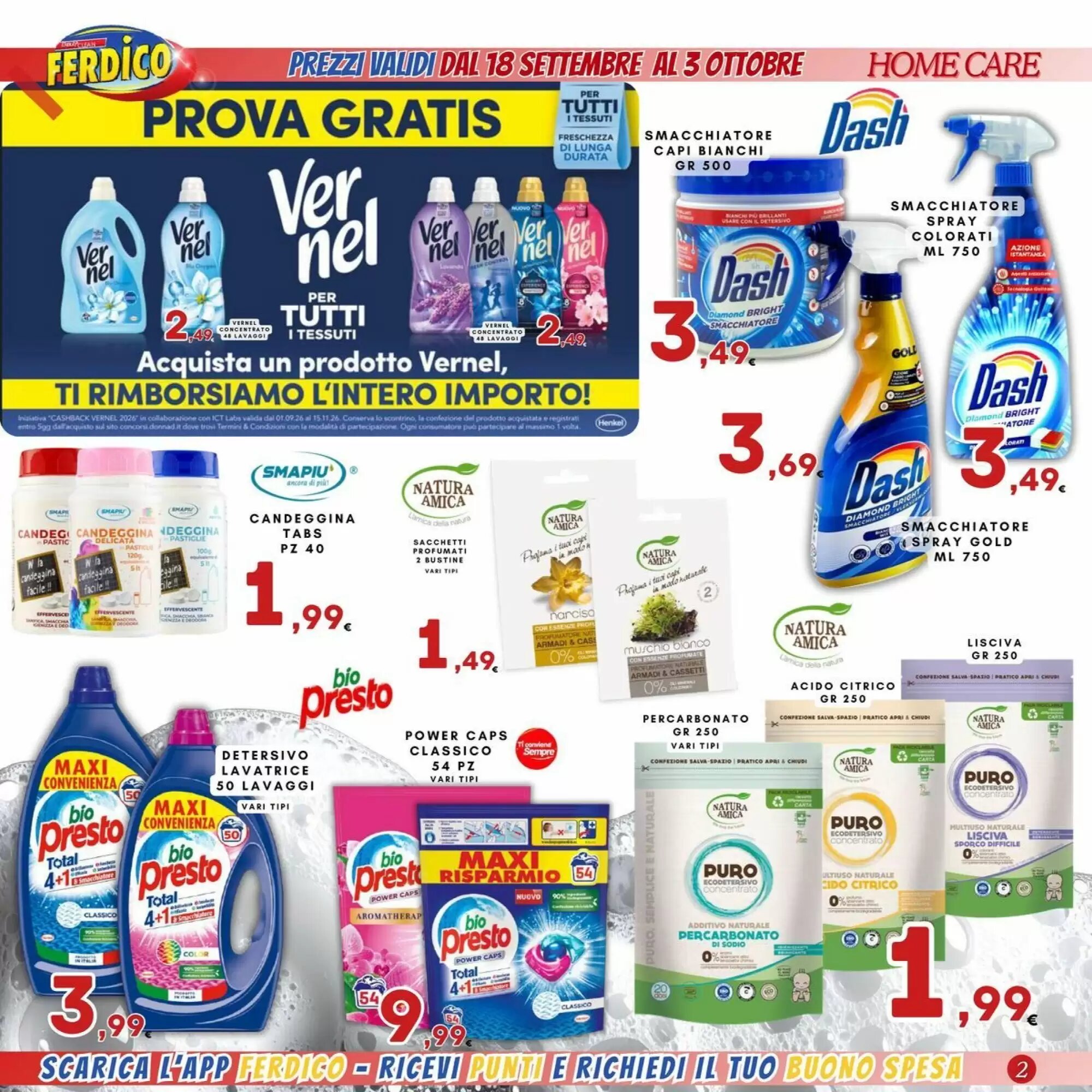 Volantino promozionale Ferdico  valide dal 18/09/2026 - Pagina 2.