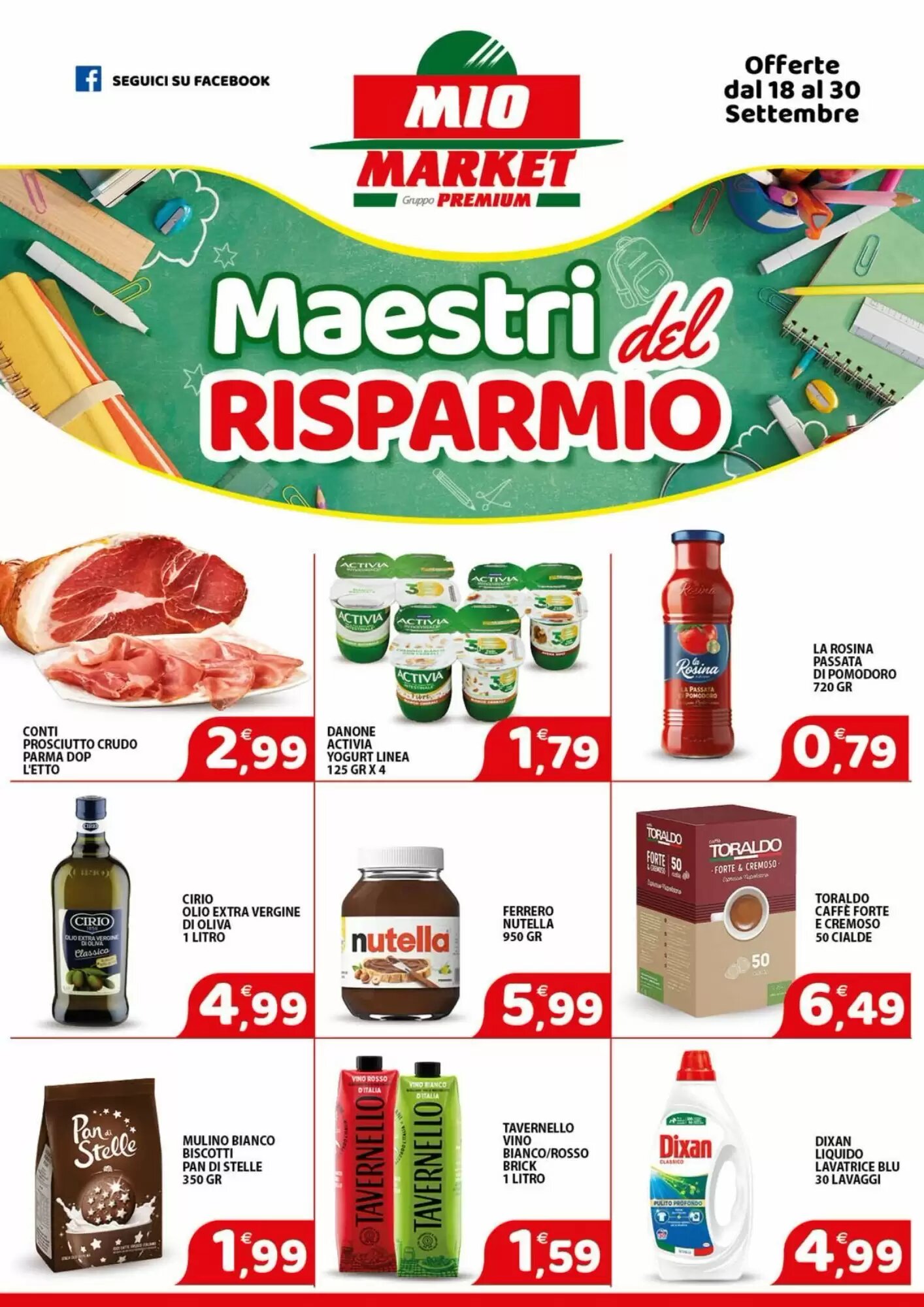 Volantino promozionale Mio Market valide dal 18/09/2026 - Pagina 1.