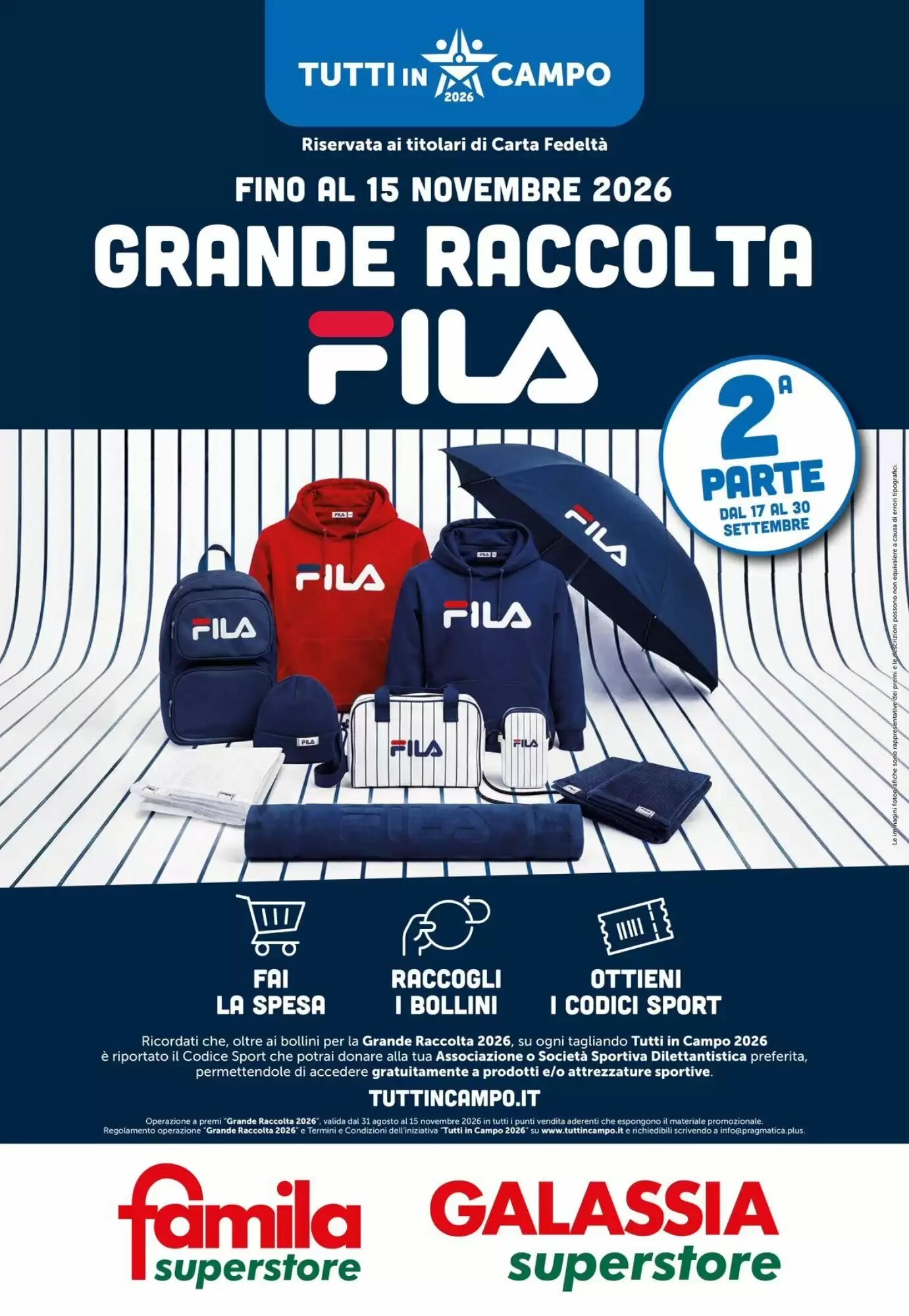 Volantino promozionale Famila Superstore  valide dal 18/09/2026 - Pagina 1.